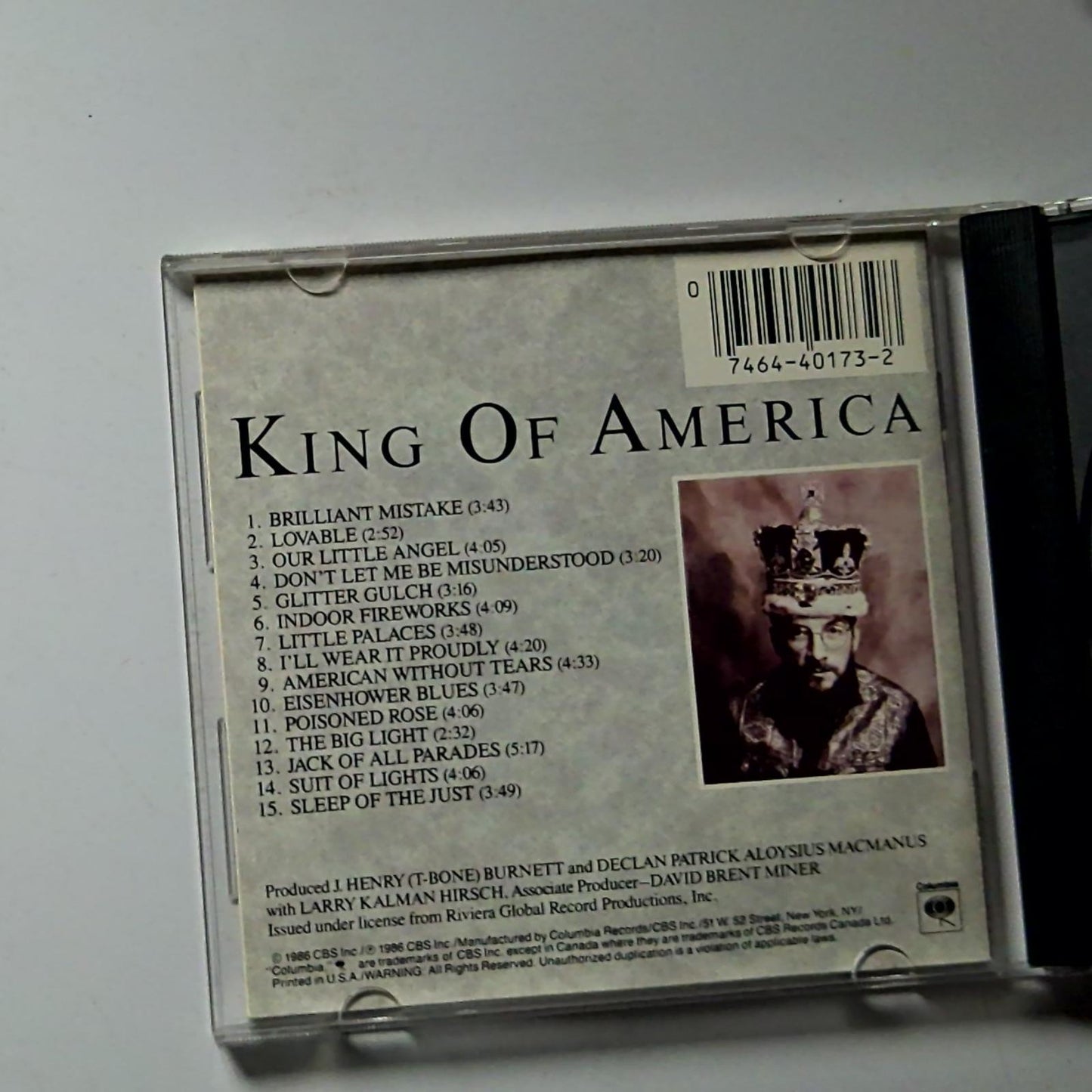 The Costello Show, The Attractions, The Confederates – King Of America (CD 1986)