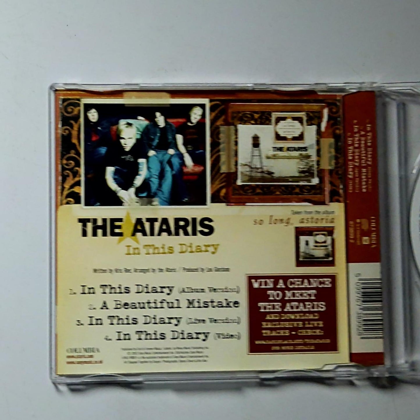 The Ataris – In This Diary (CD, 2003) UK 673899 2