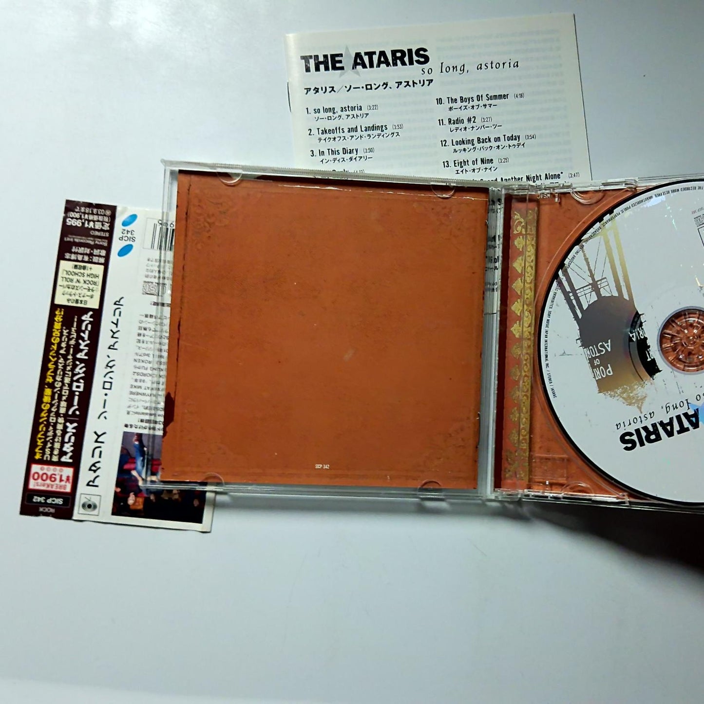 The Ataris – So Long, Astoria (CD, 2003) Japan Bonus Track Obi SICP 342