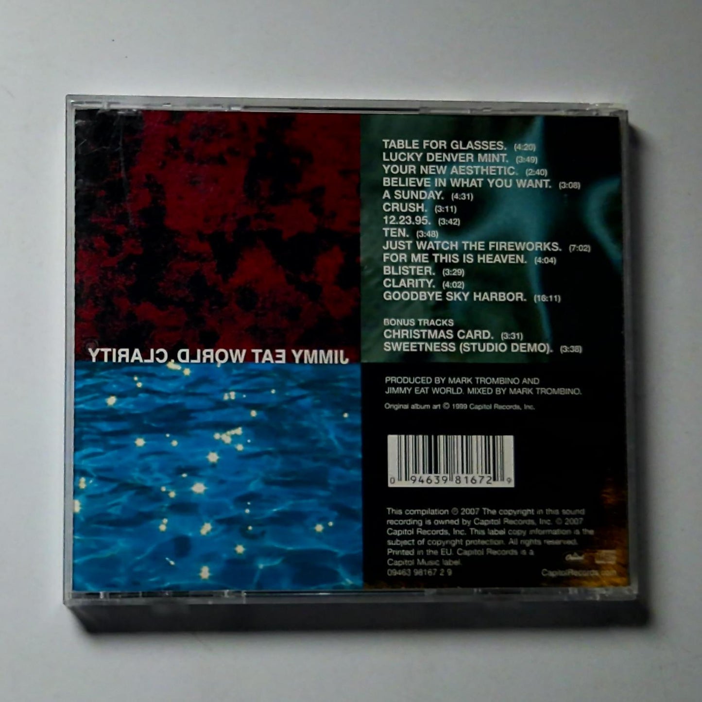 Jimmy Eat World – Clarity (CD, 2007) Europe 09463 98167 2 9