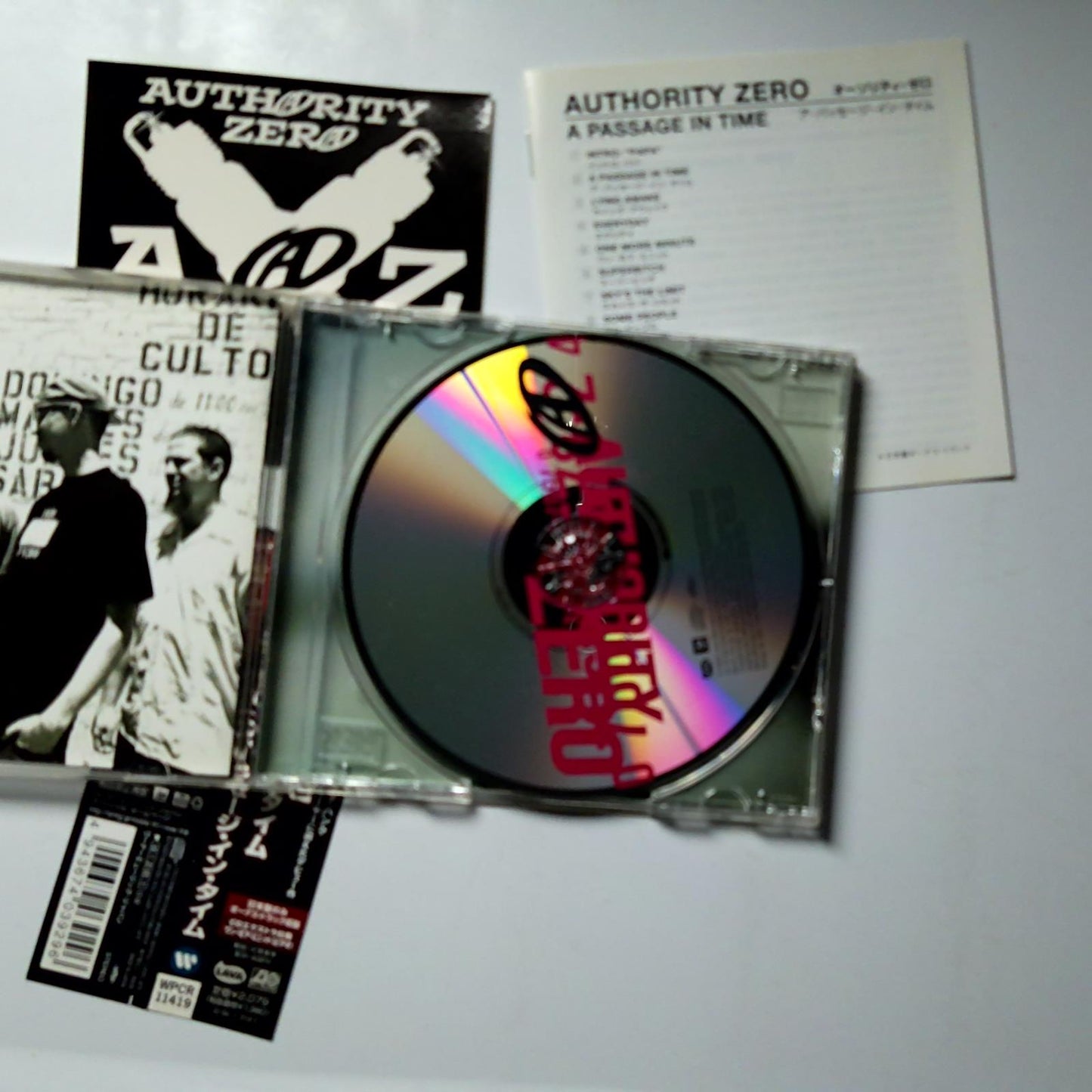 Authority Zero – A Passage In Time (CD, 2003) Japan Obi Sticker WPCR-11419