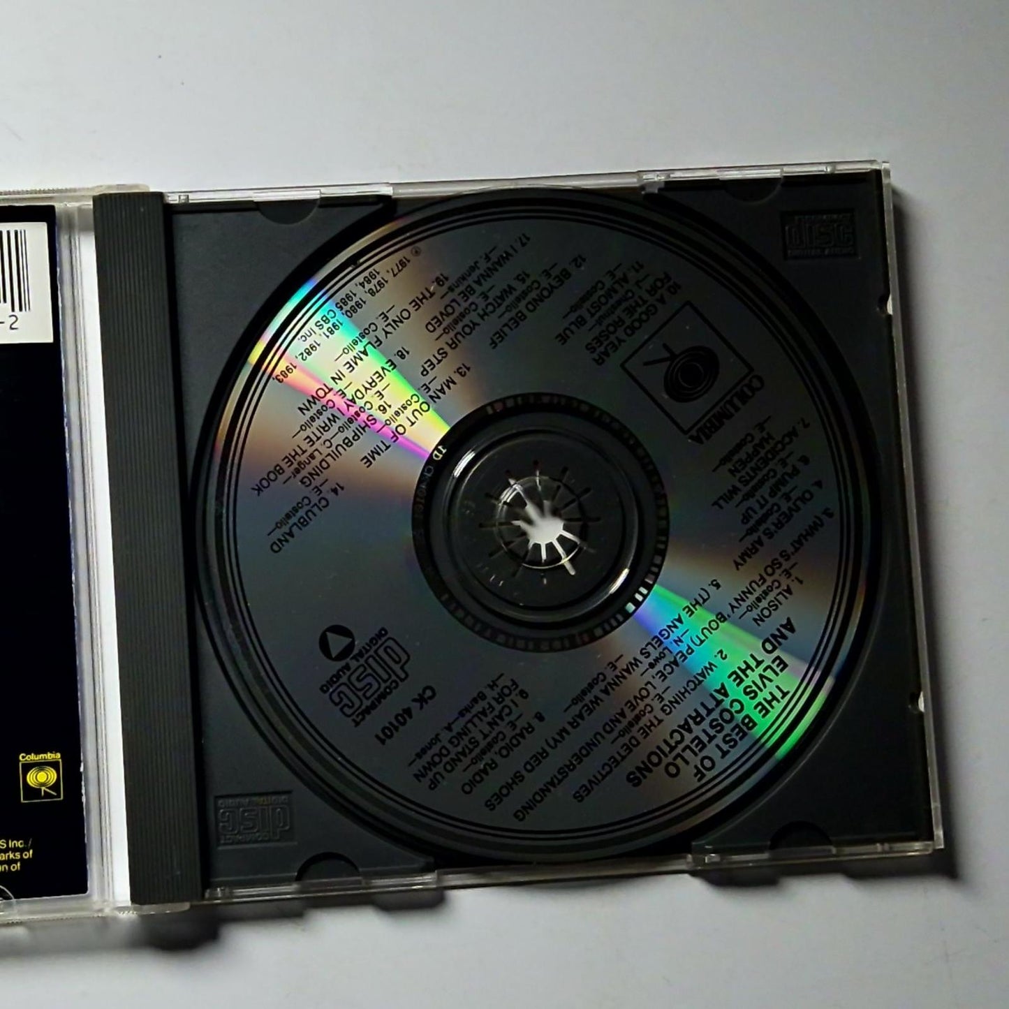 The Best Of Elvis Costello And The Attractions (CD, 1985) US CK 40101