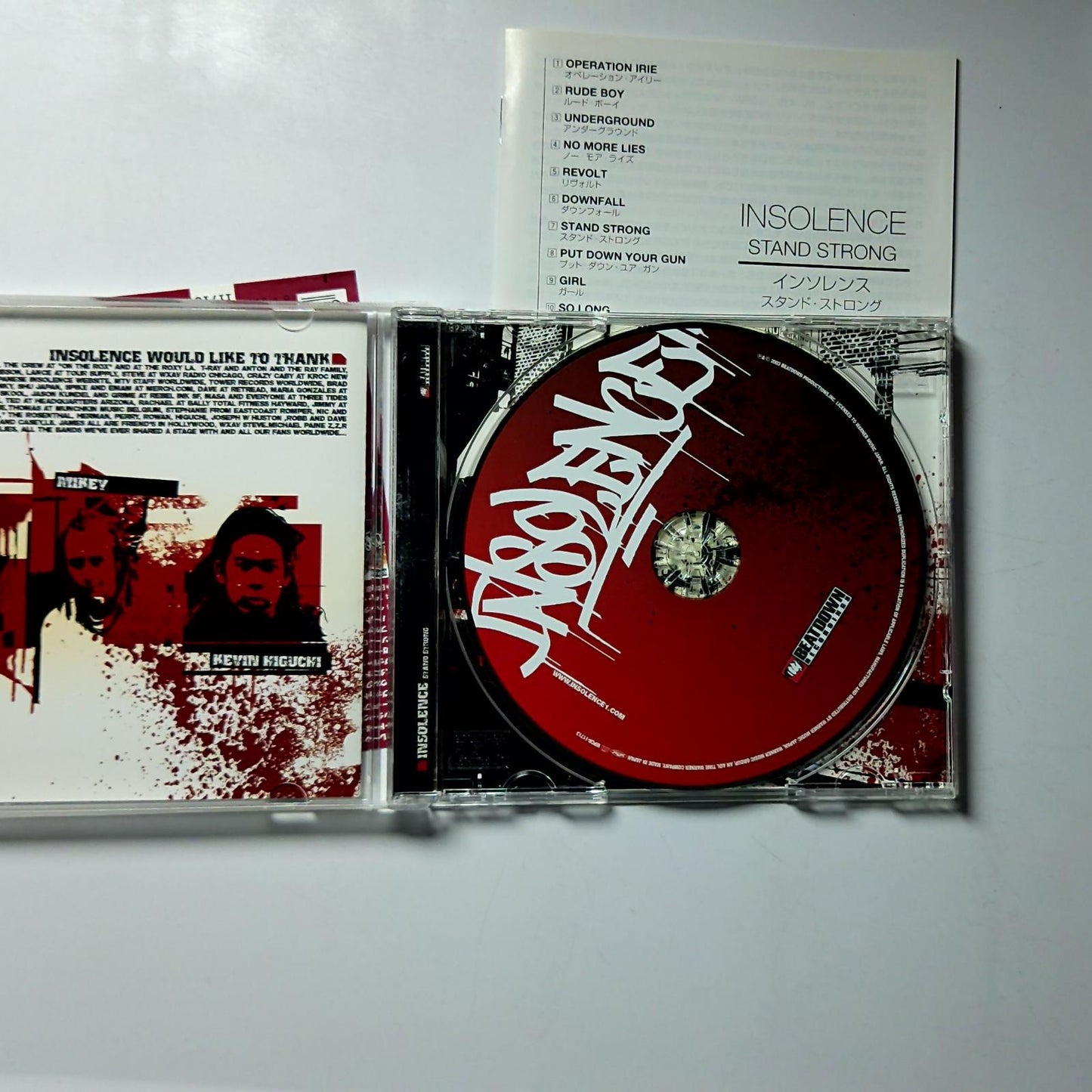 Insolence – Stand Strong (CD, 2003) Japan Bonus Track obi WPCR-11713