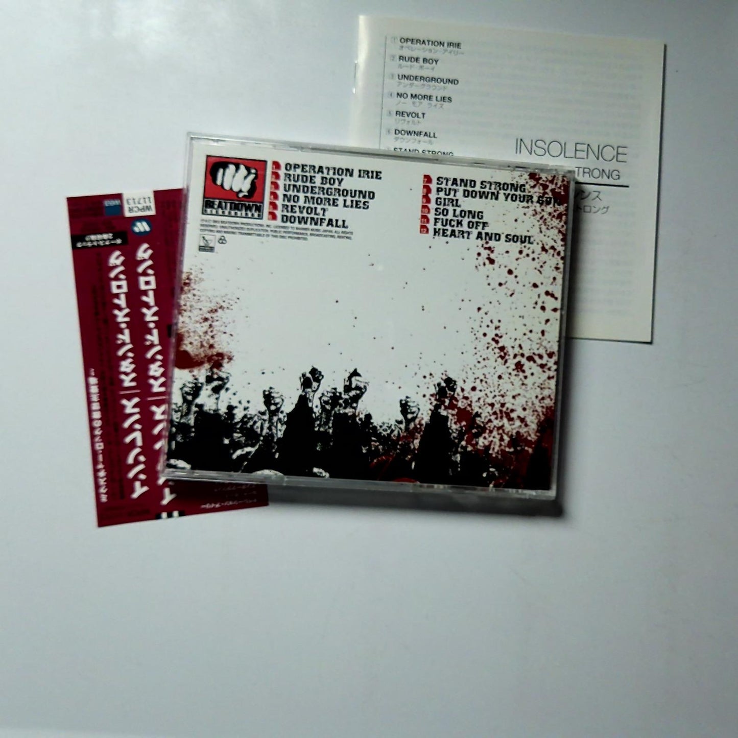 Insolence – Stand Strong (CD, 2003) Japan Bonus Track obi WPCR-11713