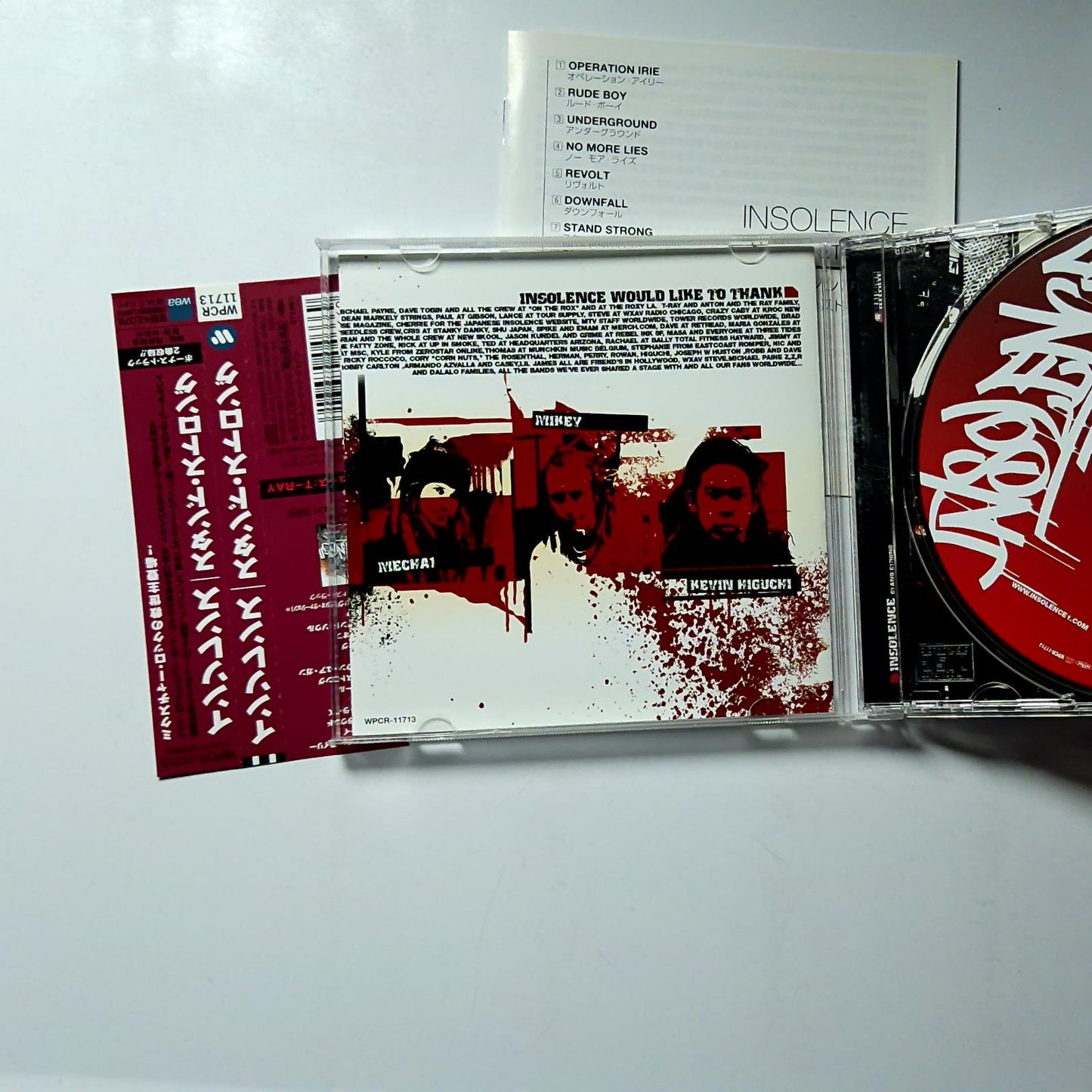 Insolence – Stand Strong (CD, 2003) Japan Bonus Track obi WPCR-11713
