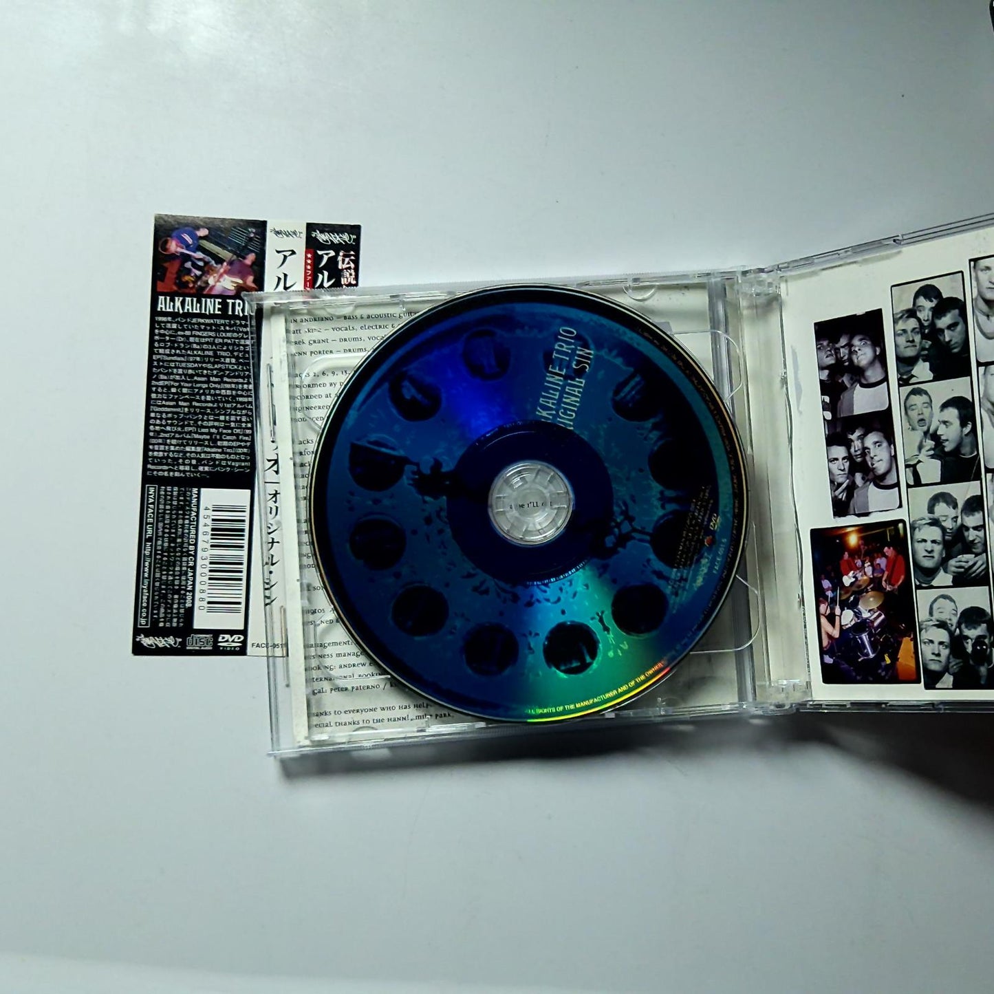 Alkaline Trio – Original Sin (CD + DVD, 2008) Japan Obi FACE-051