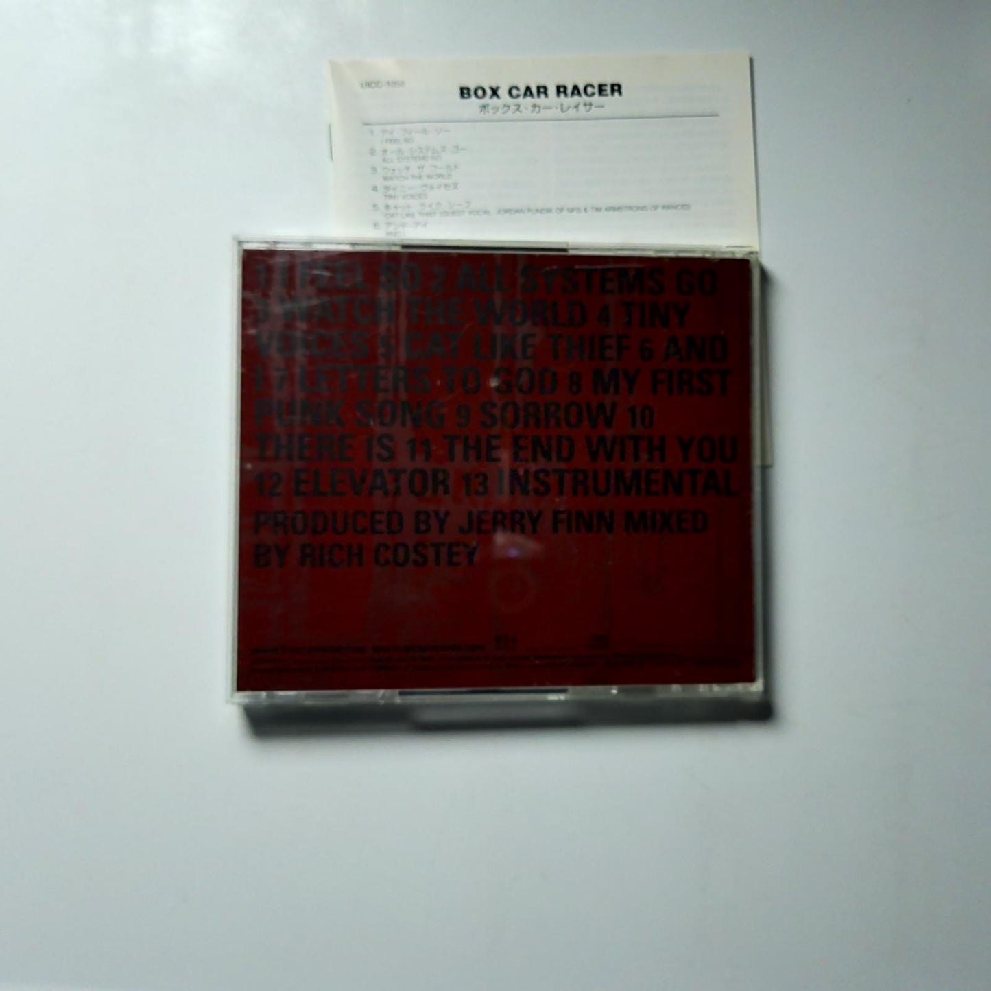 Box Car Racer – Box Car Racer (CD, 2002) Japan UICC-1056