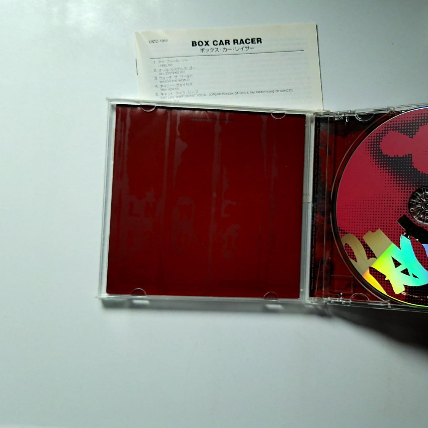 Box Car Racer – Box Car Racer (CD, 2002) Japan UICC-1056