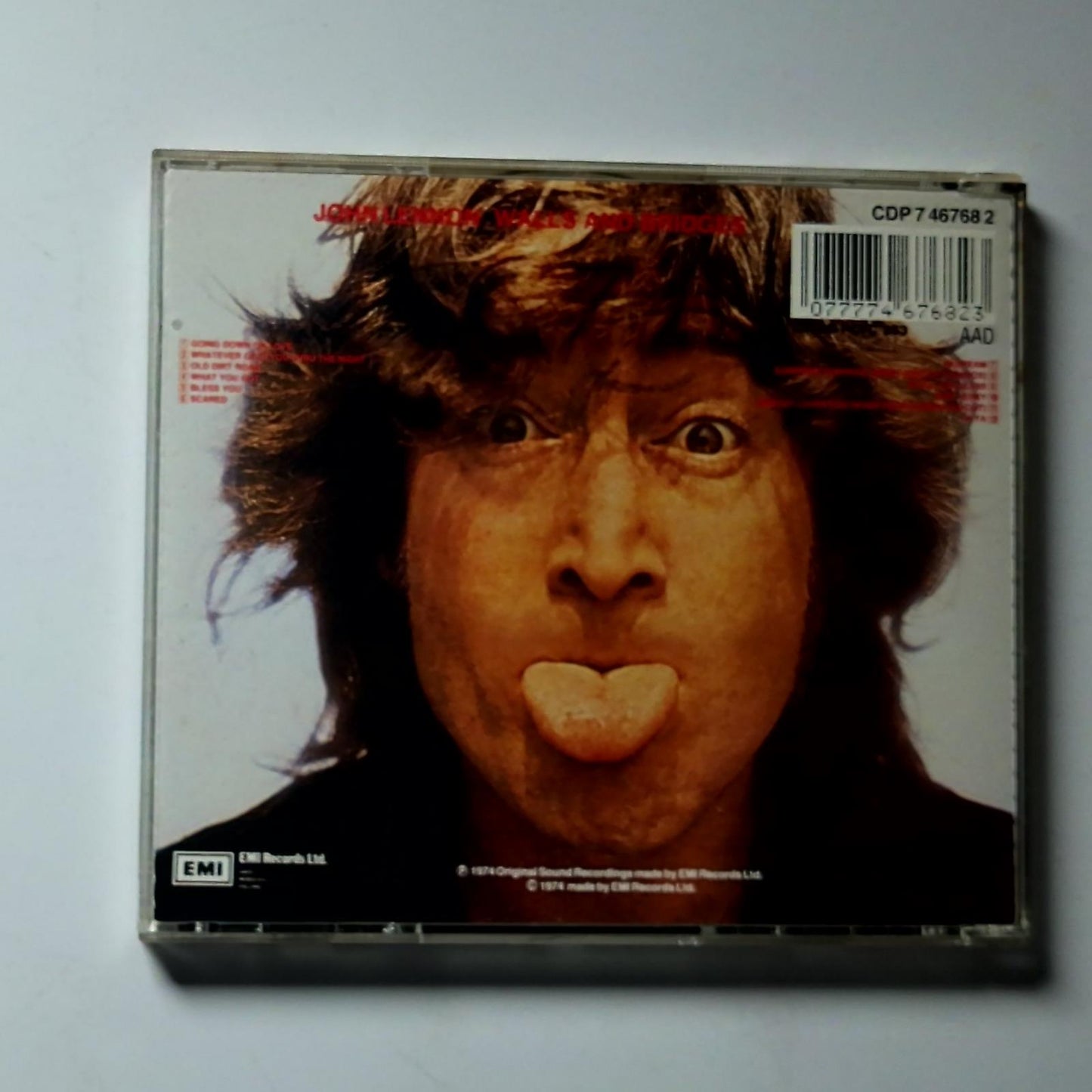 John Lennon – Walls And Bridges (CD, 1987) Europe CDP 7 46768 2