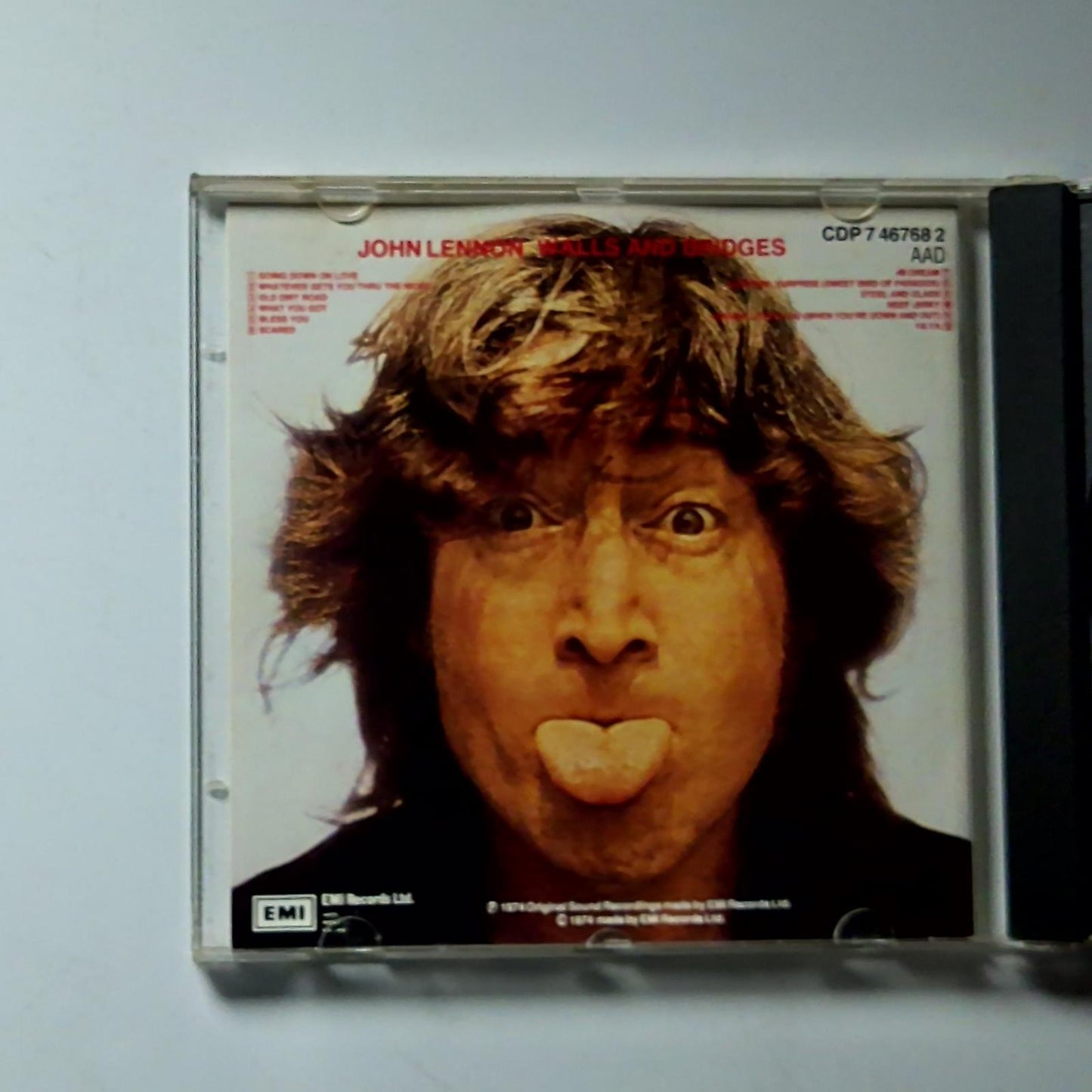 John Lennon – Walls And Bridges (CD, 1987) Europe CDP 7 46768 2
