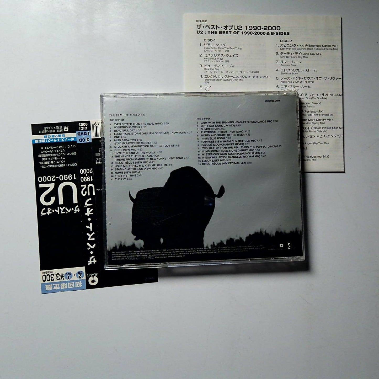 U2 – The Best Of 1990-2000 & B-Sides (CD, 2002) Japan UICI-9003