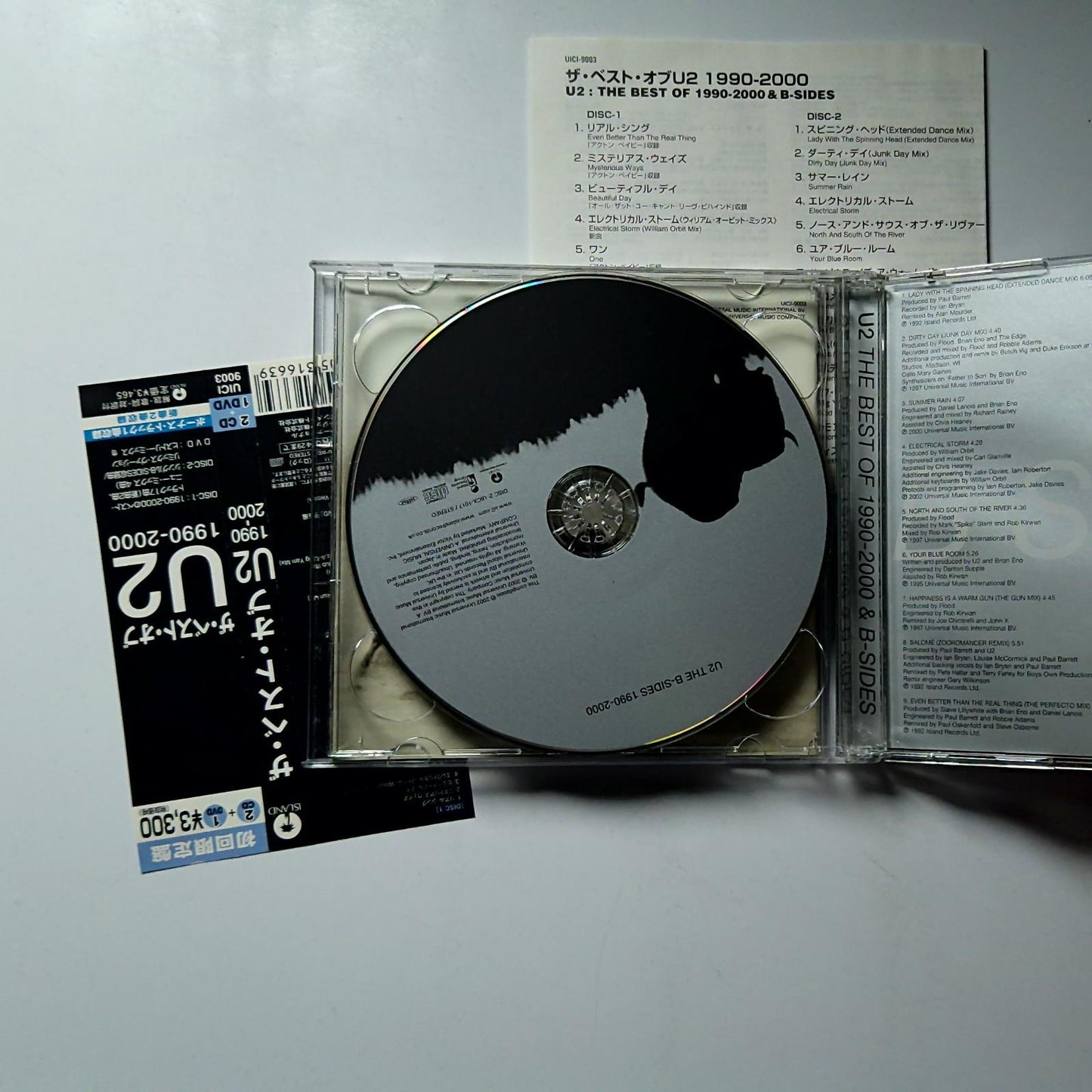 U2 – The Best Of 1990-2000 & B-Sides (CD, 2002) Japan UICI-9003