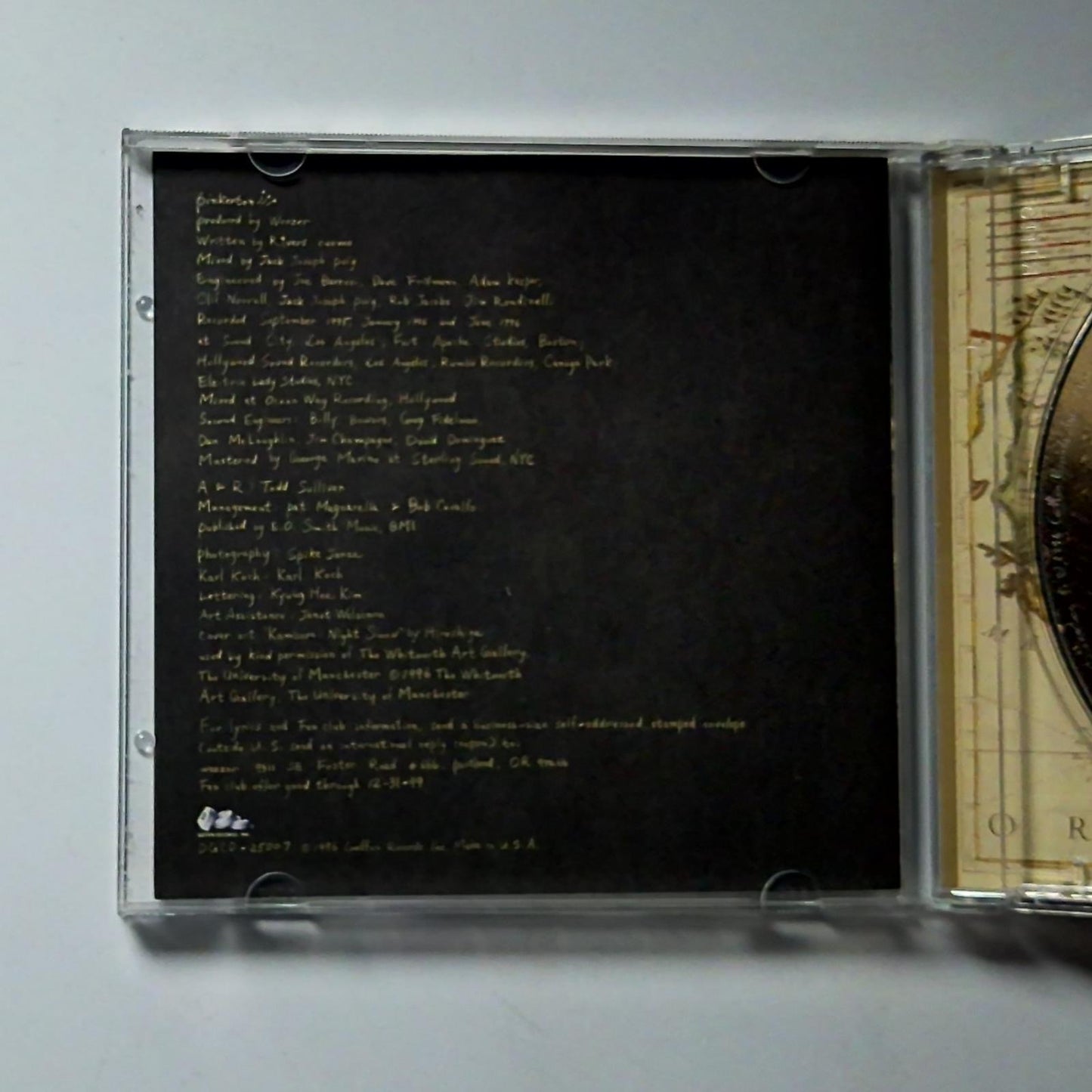 Weezer – Pinkerton (CD, 1996) US DGCD-25007
