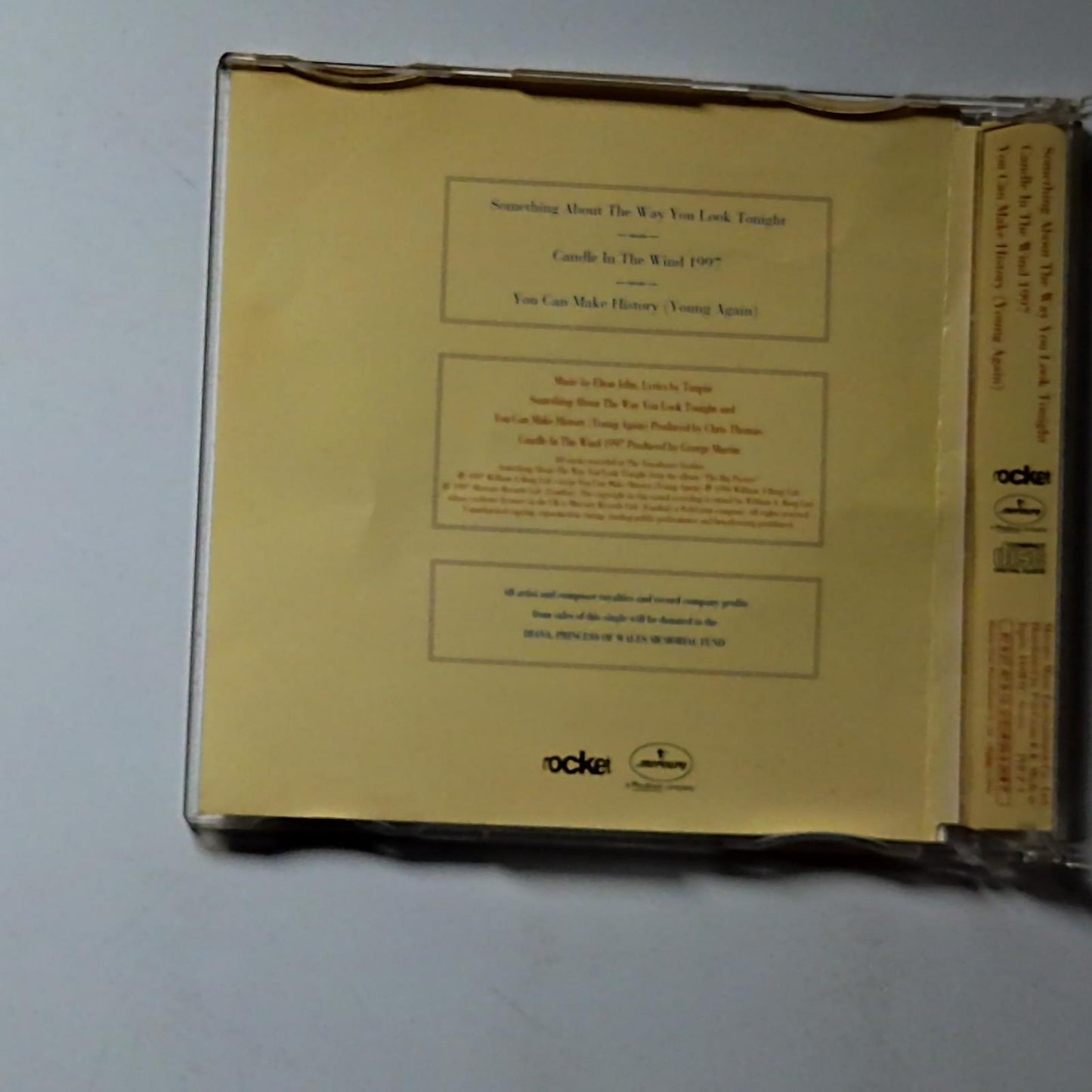 Elton John – Something About The Way You Look Tonight (CD, 1997) Japan PHCZ-1