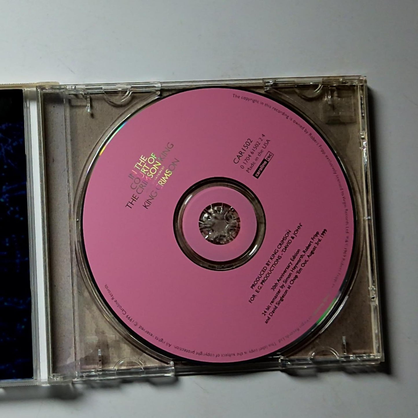 King Crimson – In The Court Of The Crimson King (CD, 1989) US EGCD 1