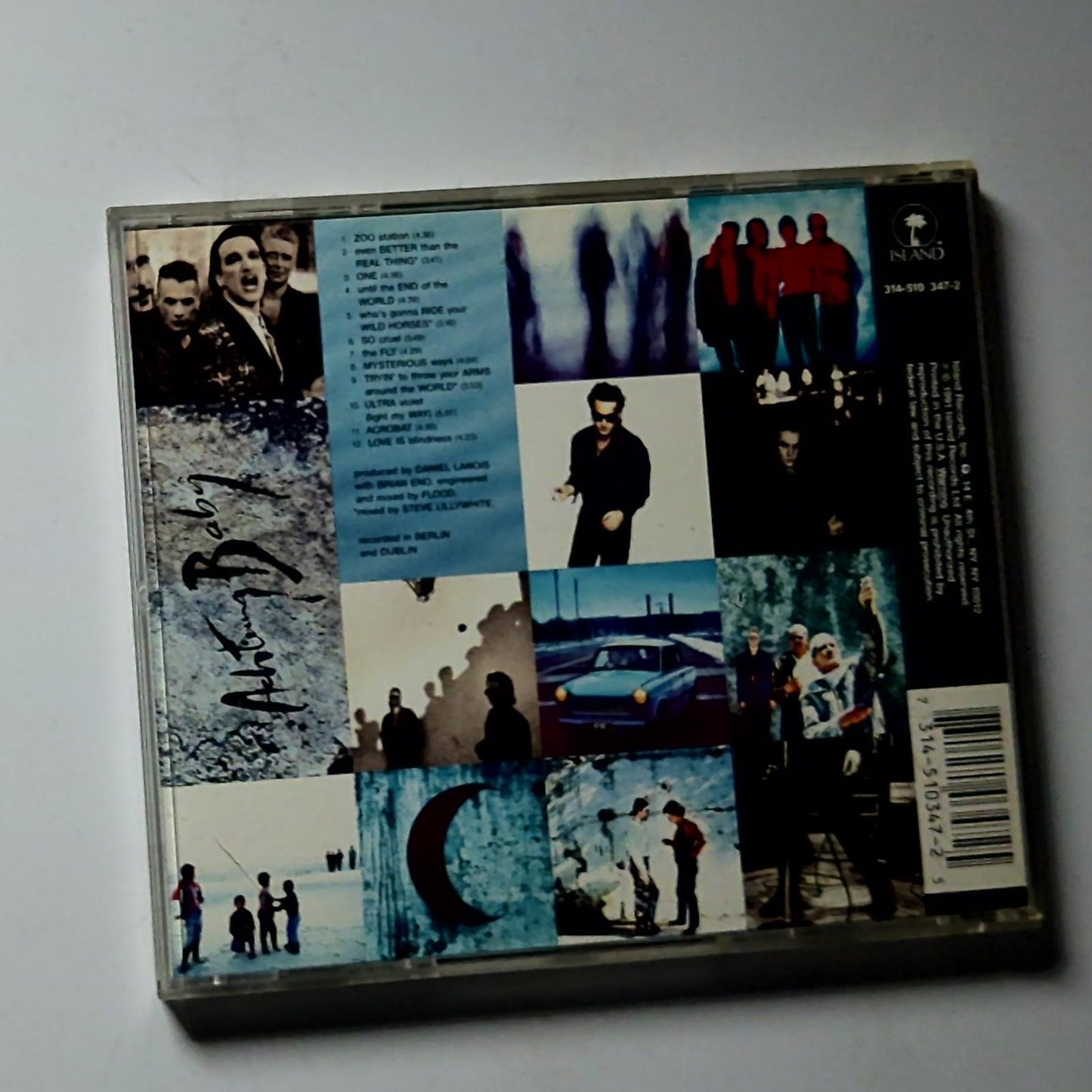 U2 – Achtung Baby (CD, 1991) US 314-510 347-2