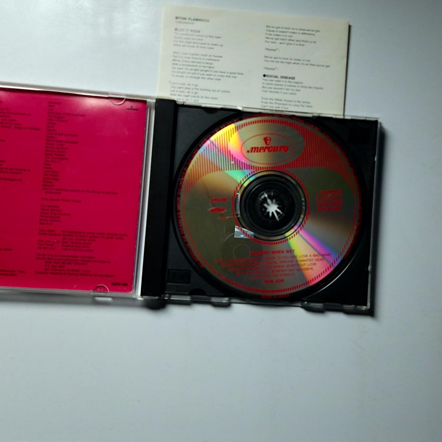 Bon Jovi – Slippery When Wet (CD, 1986) Japan 32PD-148