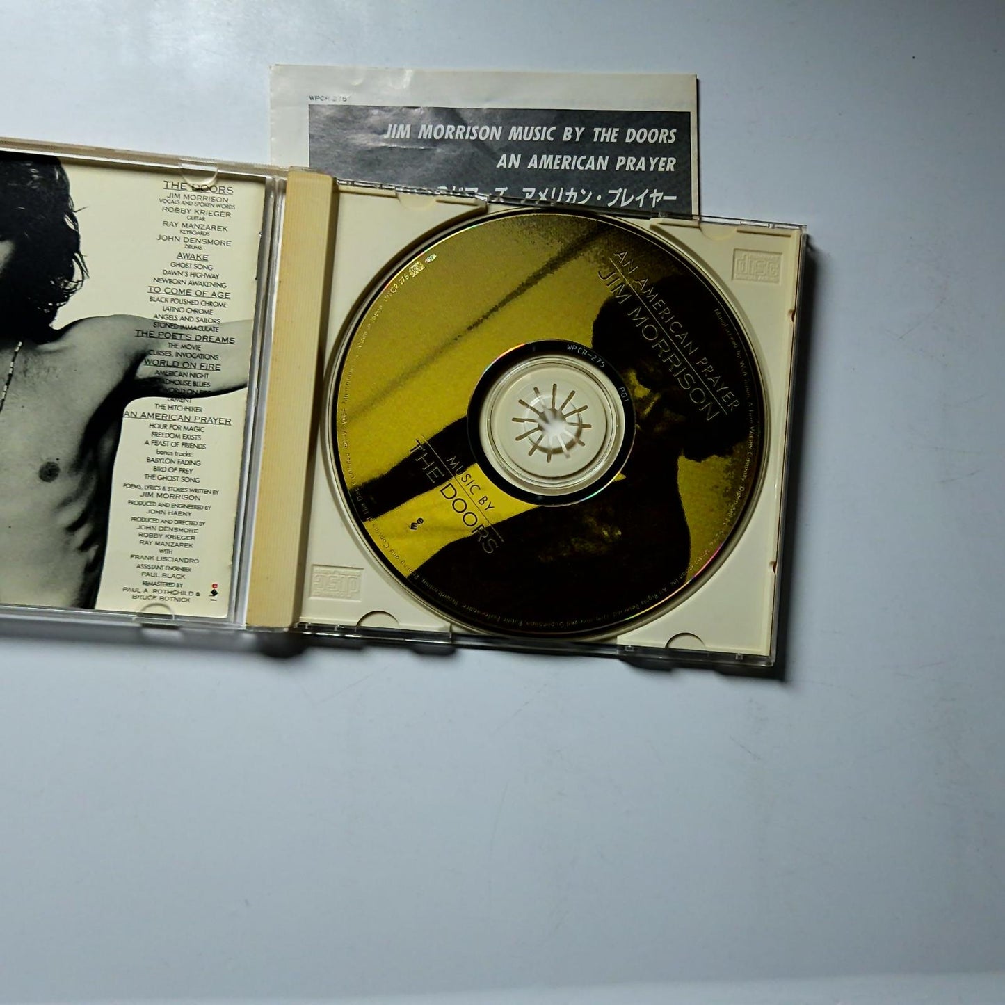Jim Morrison, The Doors – An American Prayer (CD, 1995) Japan WPCR-275