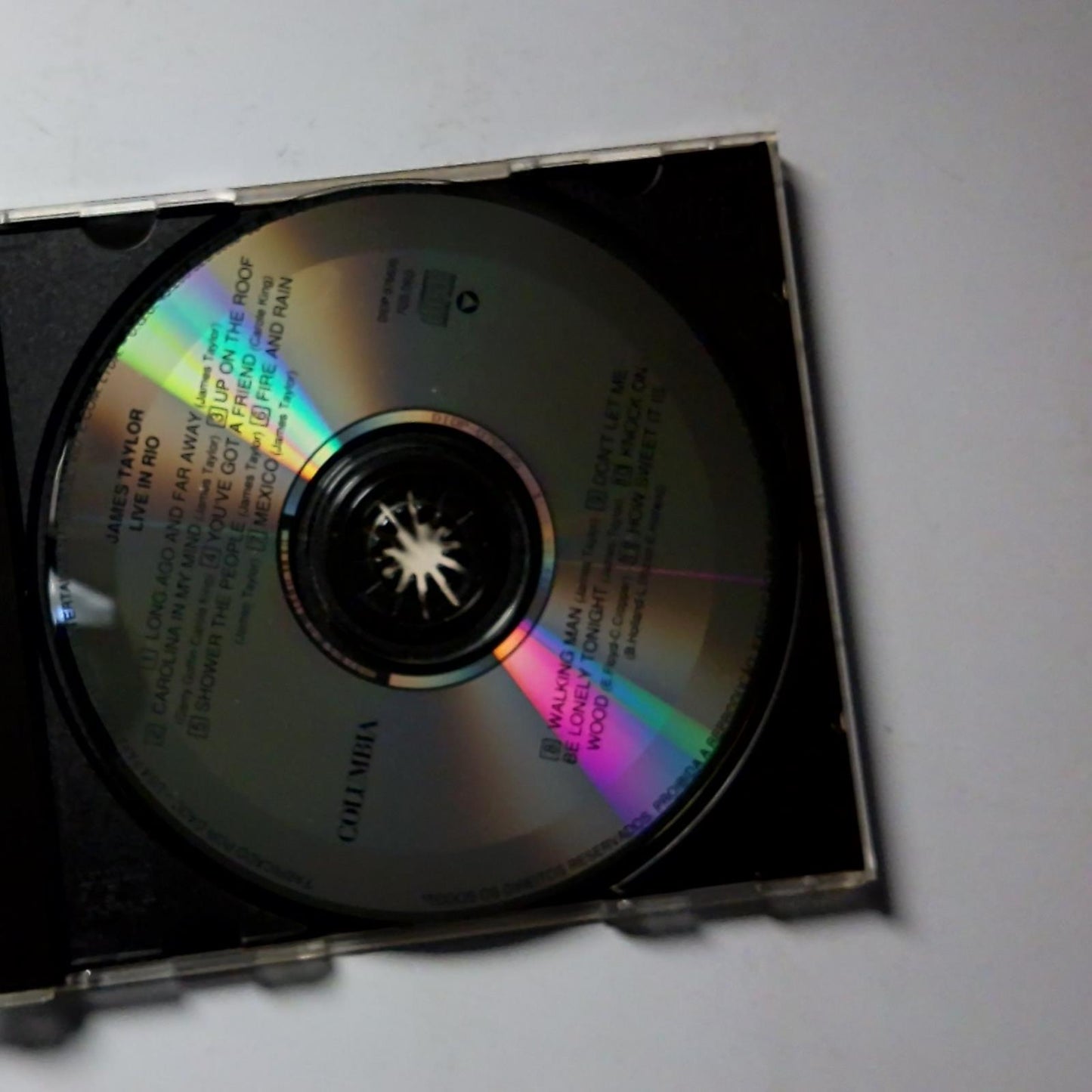 James Taylor – Live In Rio (CD, 1985) Brazil 700.060