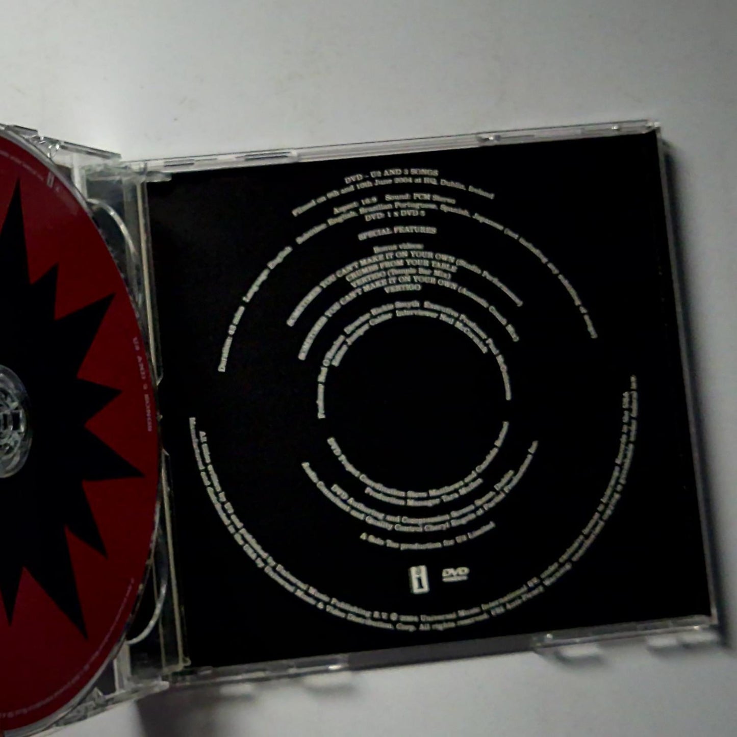 U2 – How To Dismantle An Atomic Bomb (CD + DVD, 2004) US B0003613-00