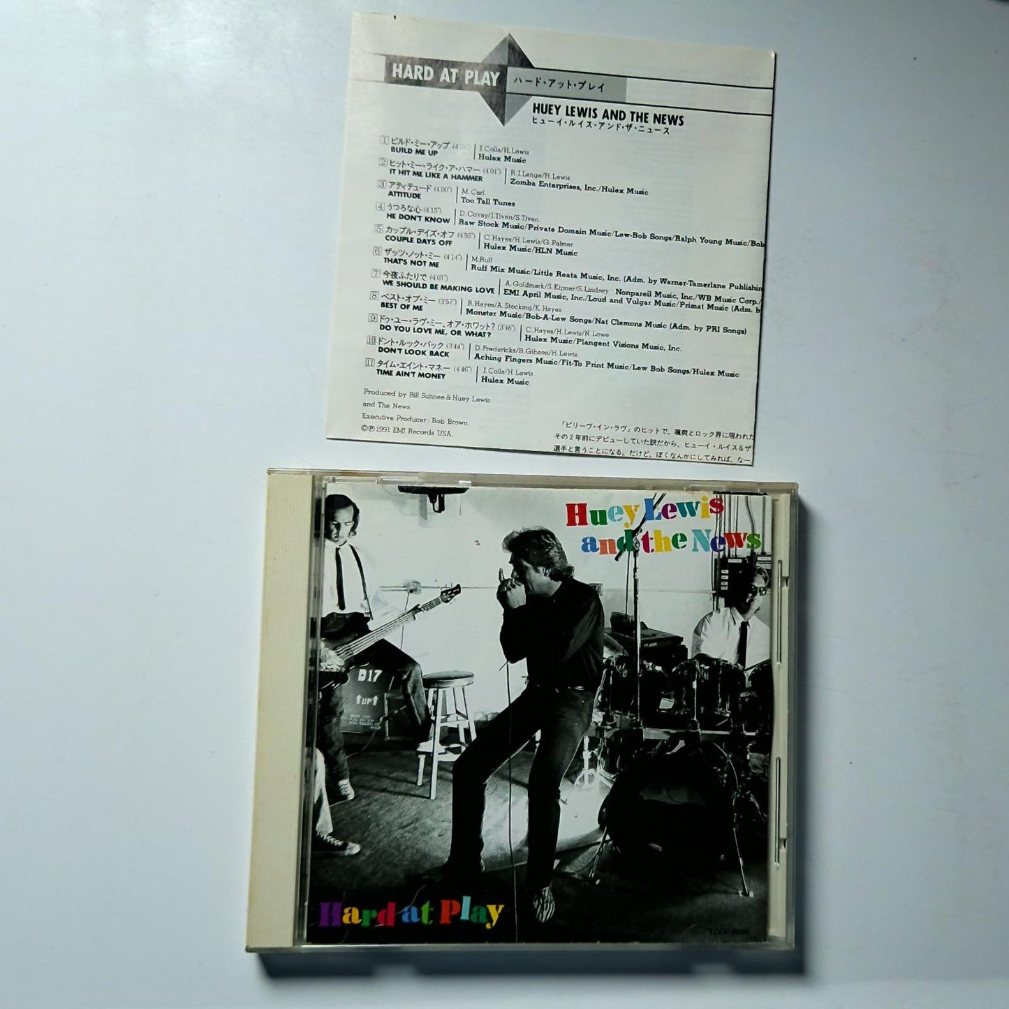 Huey Lewis & The News – Hard At Play (CD, 1991) Japan TOCP-6666