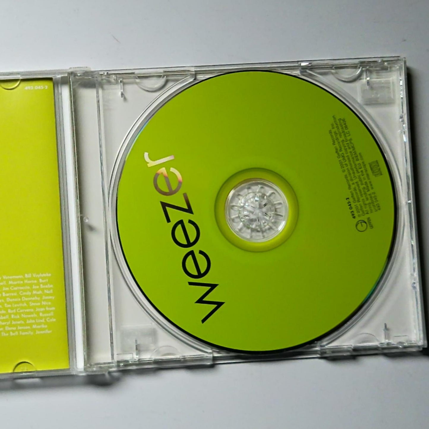 Weezer – Weezer (CD, 2001) Europe 493 045-2
