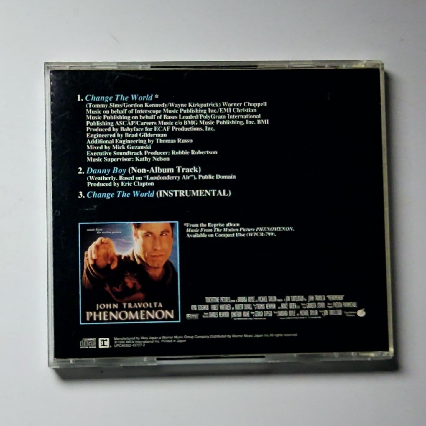 Eric Clapton – Change The World (CD, 1996) Japan WPCR-810