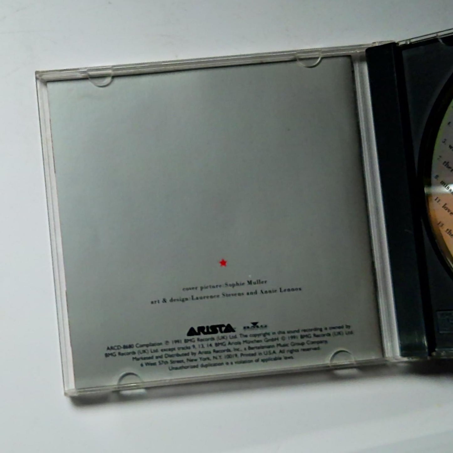Eurythmics – Greatest Hits (CD, 1991) US ARCD-8680