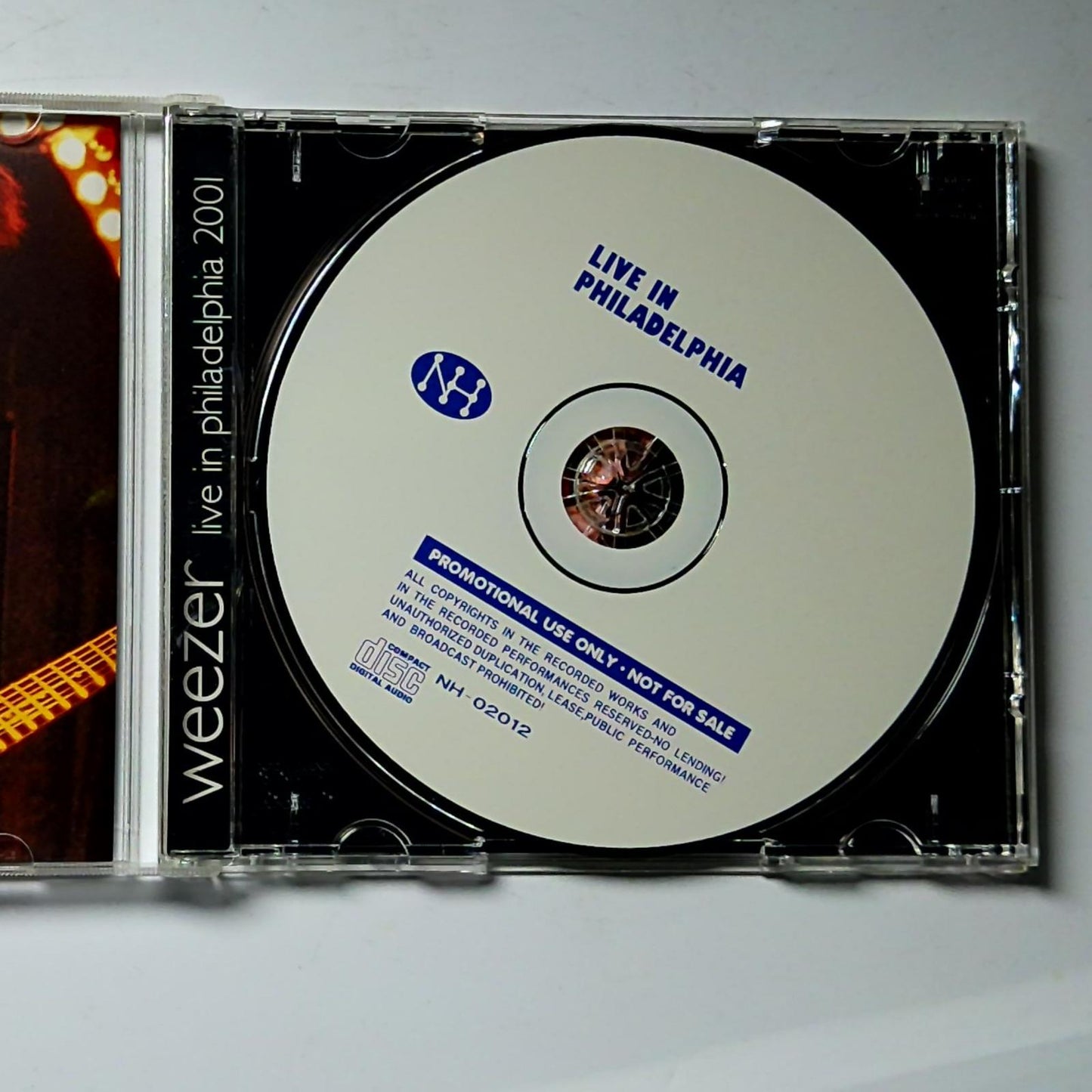 Weezer – Live In Philadelphia 2001 (CD, 2002) Japan Promo NH-02012