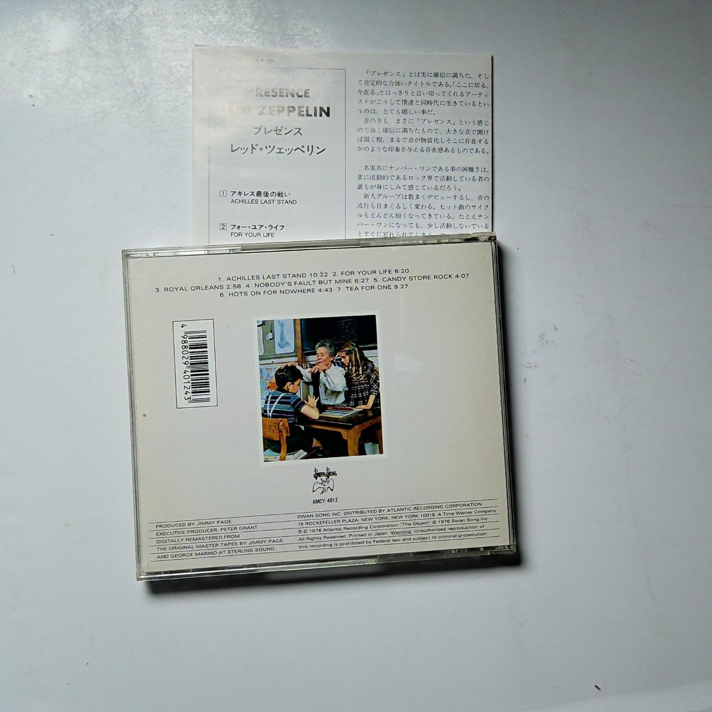 Led Zeppelin – Presence (CD, 1995) Japan AMCY-4012