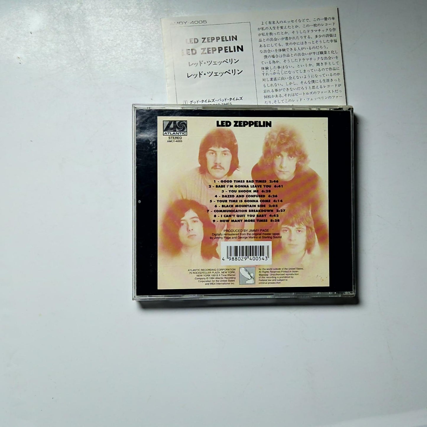 Led Zeppelin – Led Zeppelin (CD, 1995) Japan AMCY-4005
