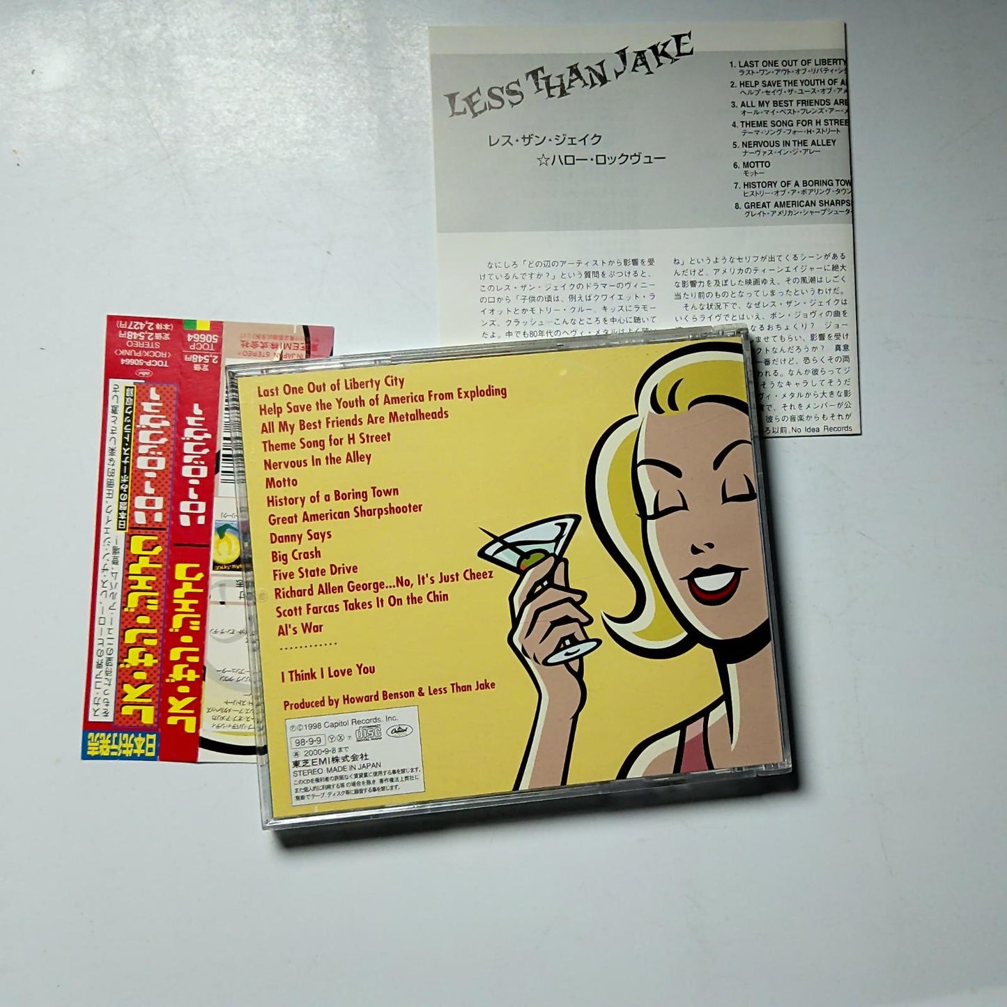 Less Than Jake – Hello Rockview (CD, 1998) Japan Bonus Track Obi TOCP-50664