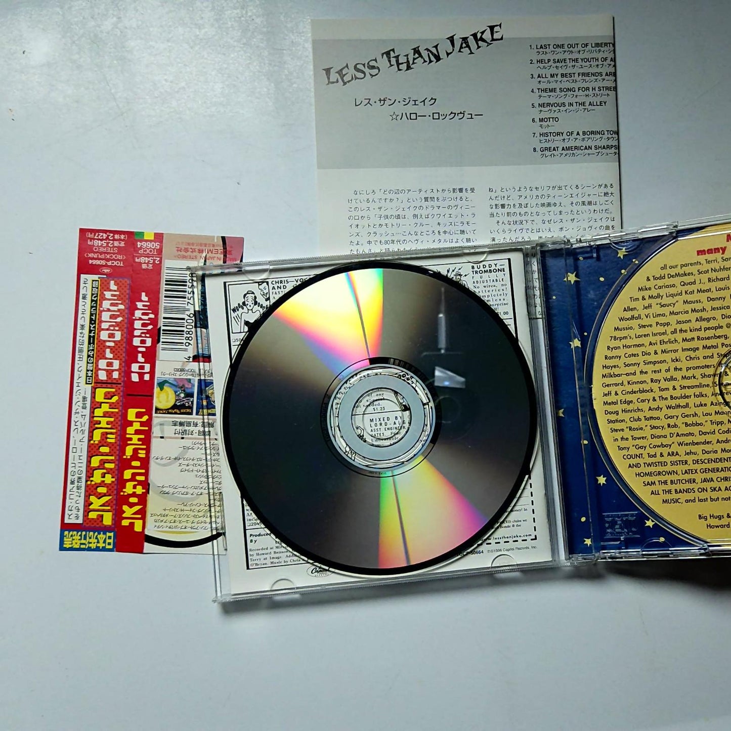 Less Than Jake – Hello Rockview (CD, 1998) Japan Bonus Track Obi TOCP-50664