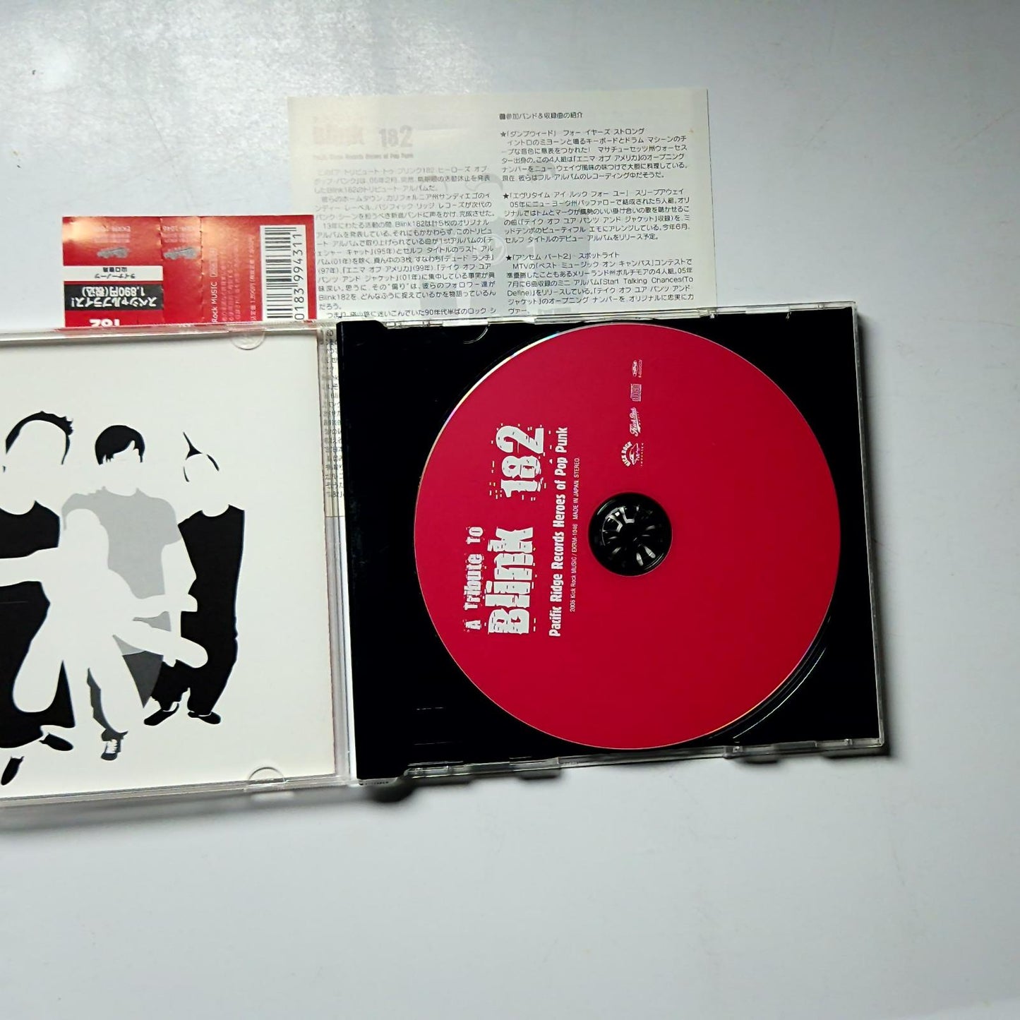 A Tribute To Blink 182: Pacific Ridge Records Heroes Of Pop Punk CD Japan obi