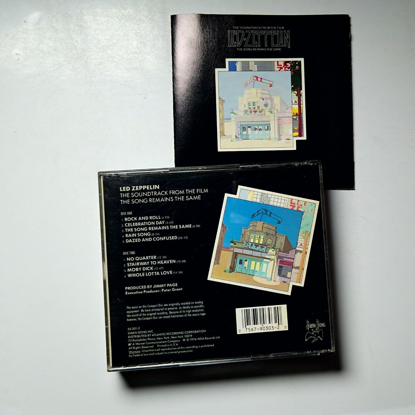 Led Zeppelin – The Soundtrack From The Film The Song Remains The Same (CD, 1990)