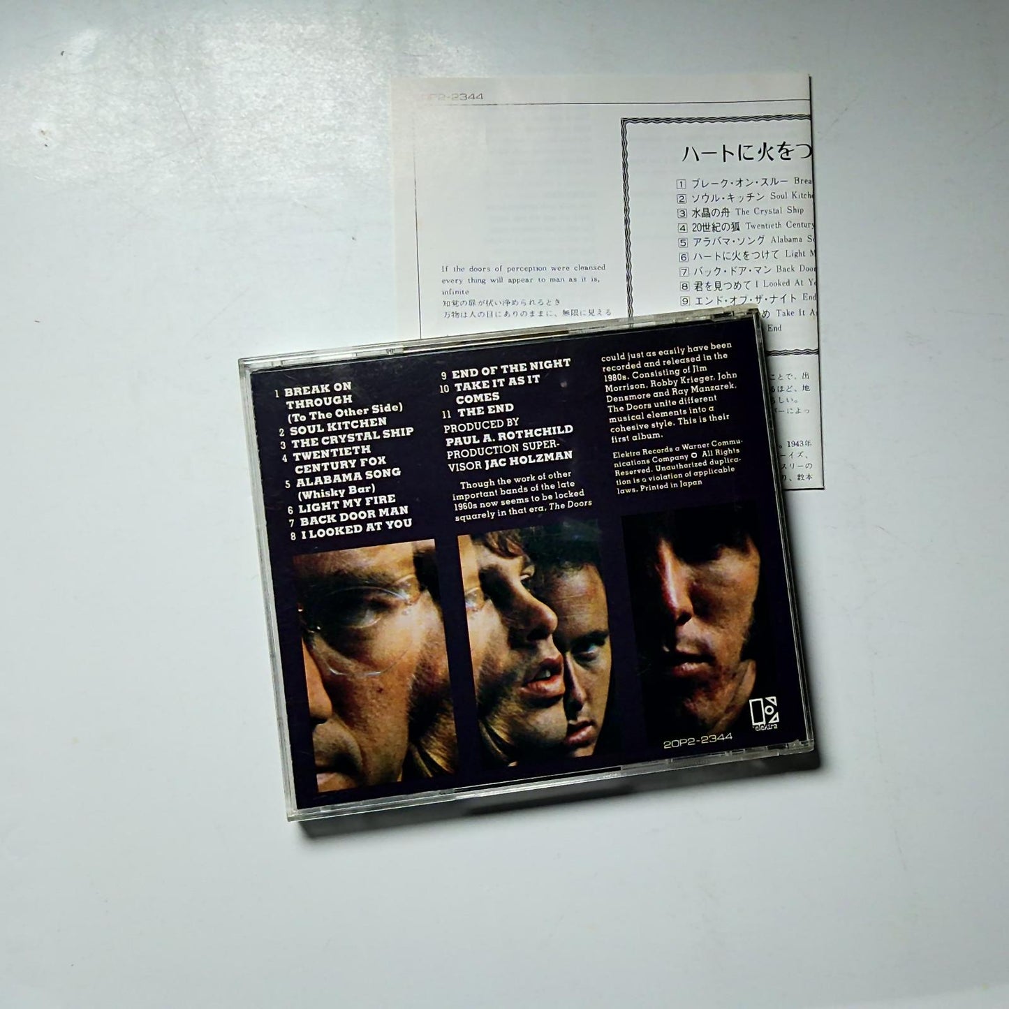 The Doors – The Doors (CD, 1988) Japan 20P2-2344