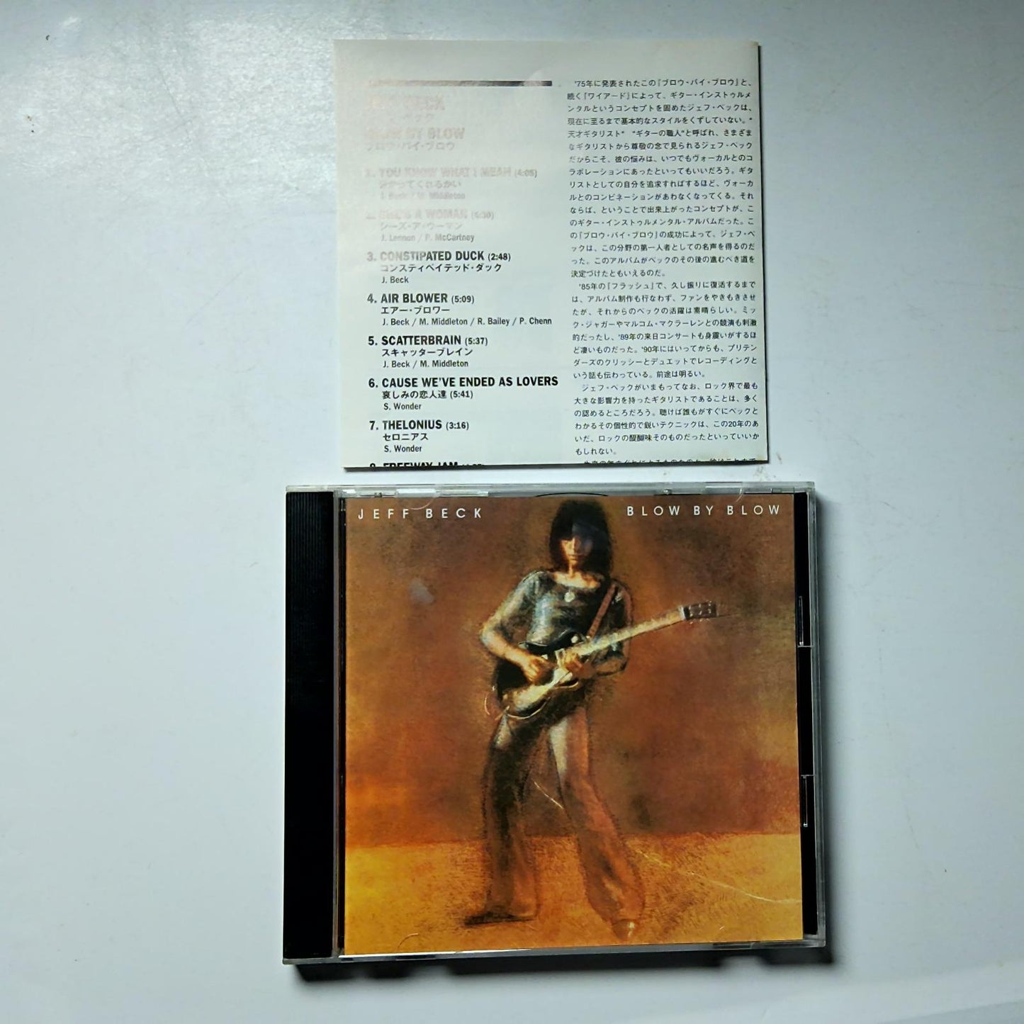 Jeff Beck – Blow By Blow (CD, 1996) Japan ESCA 7617