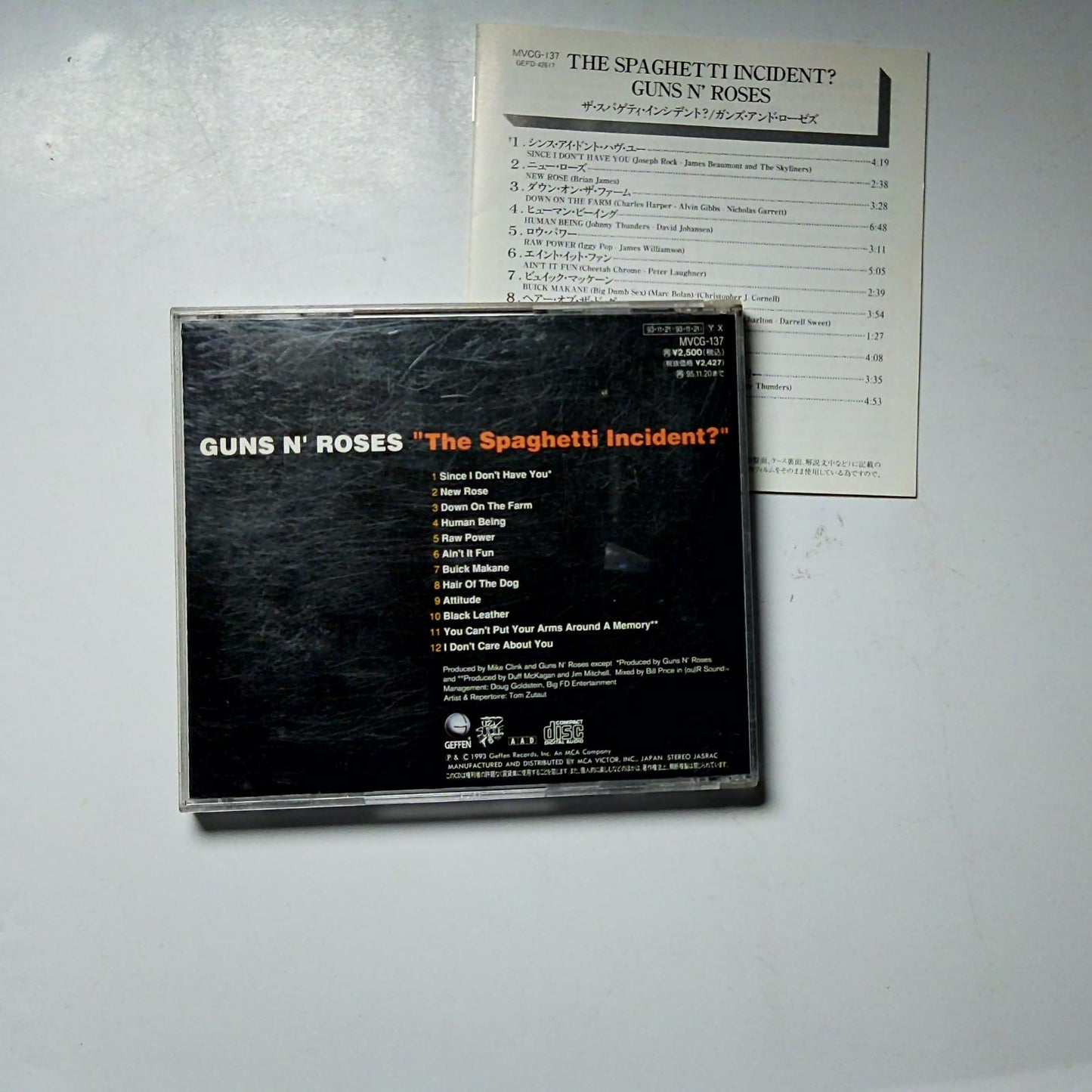 Guns N' Roses – The Spaghetti Incident? (CD, 1993) Japan MVCG-137