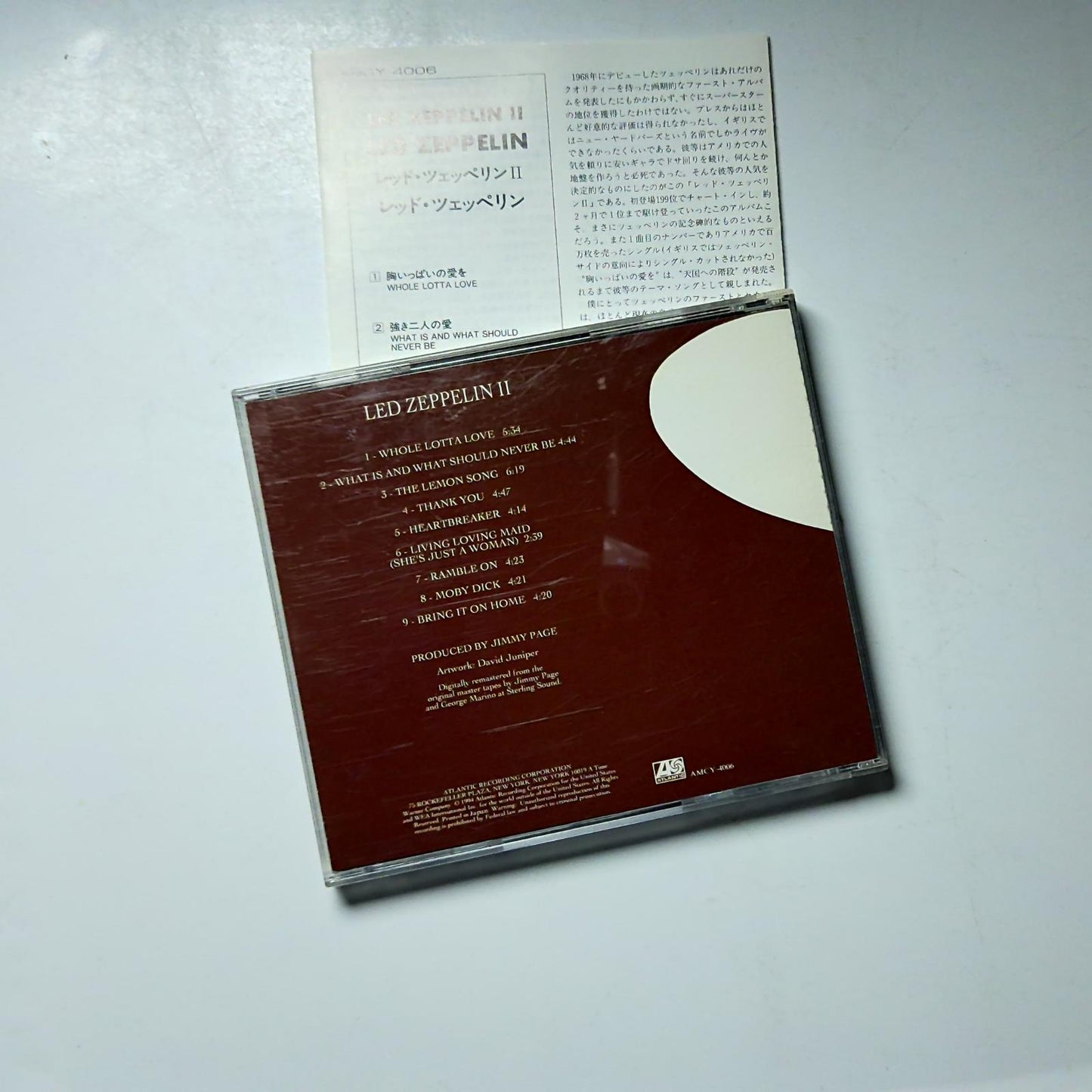 Led Zeppelin – Led Zeppelin II (CD, 1994) Japan AMCY-4006