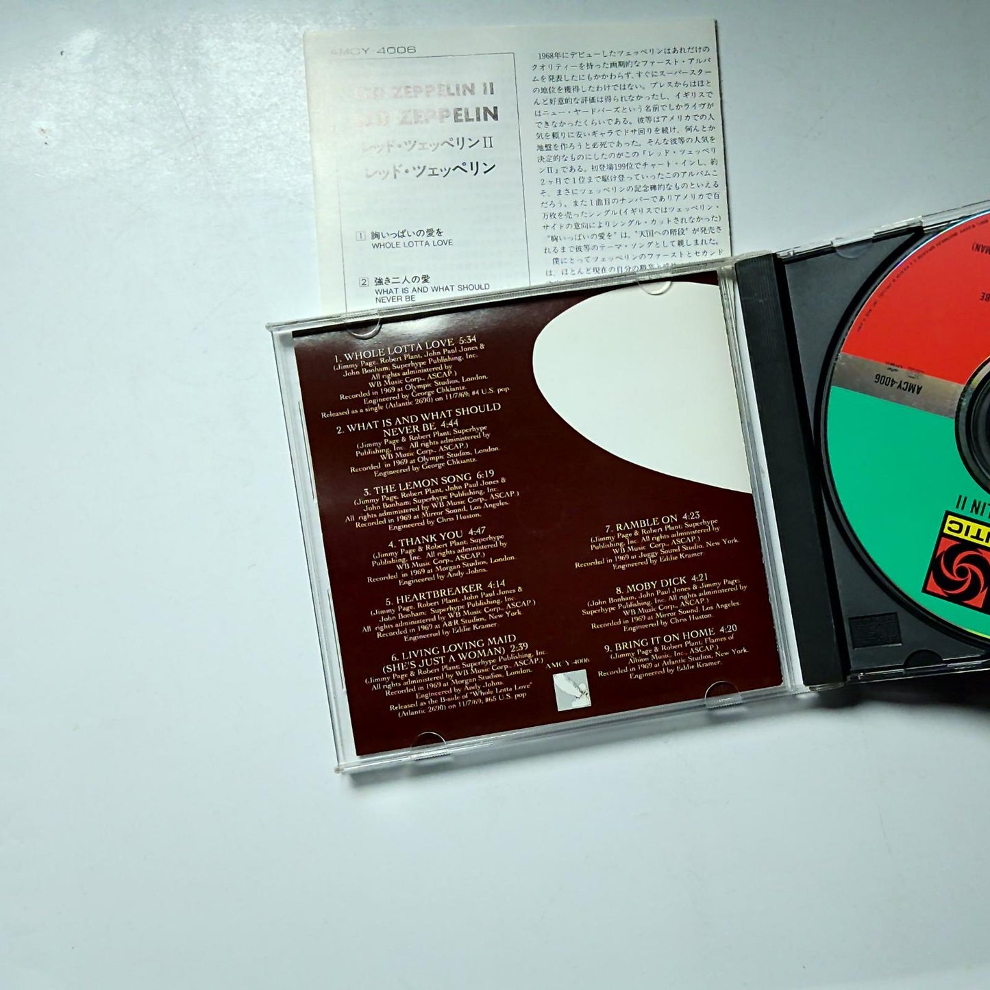 Led Zeppelin – Led Zeppelin II (CD, 1994) Japan AMCY-4006