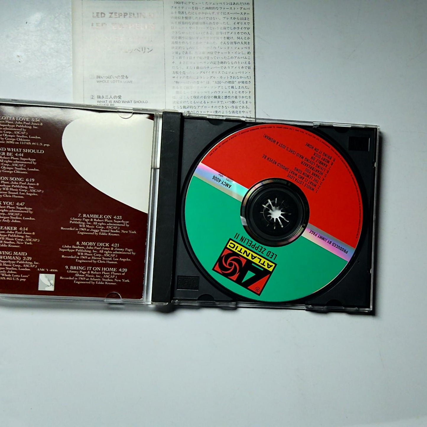 Led Zeppelin – Led Zeppelin II (CD, 1994) Japan AMCY-4006
