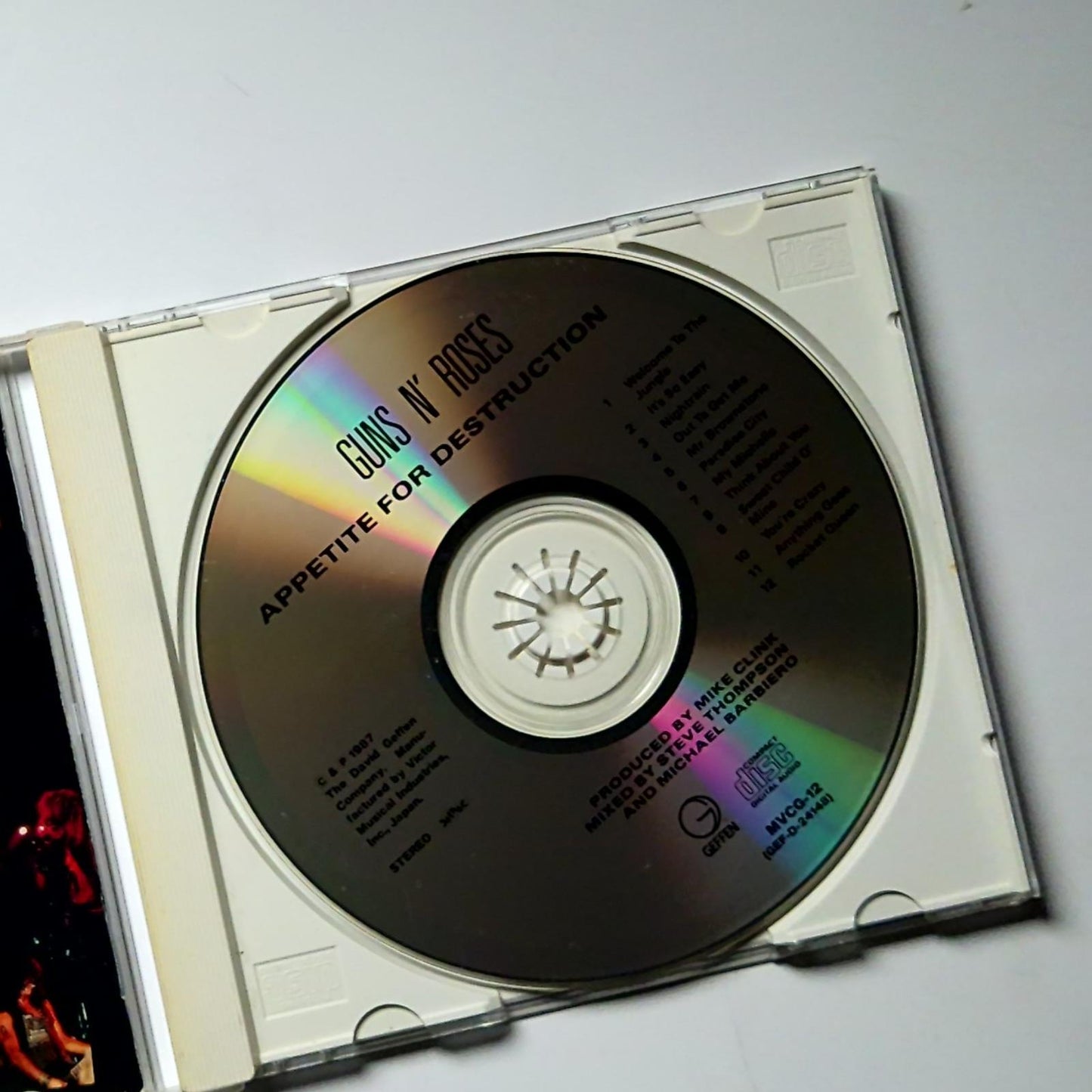 Guns N' Roses – Appetite For Destruction (CD, 1991) Japan MVCG-12