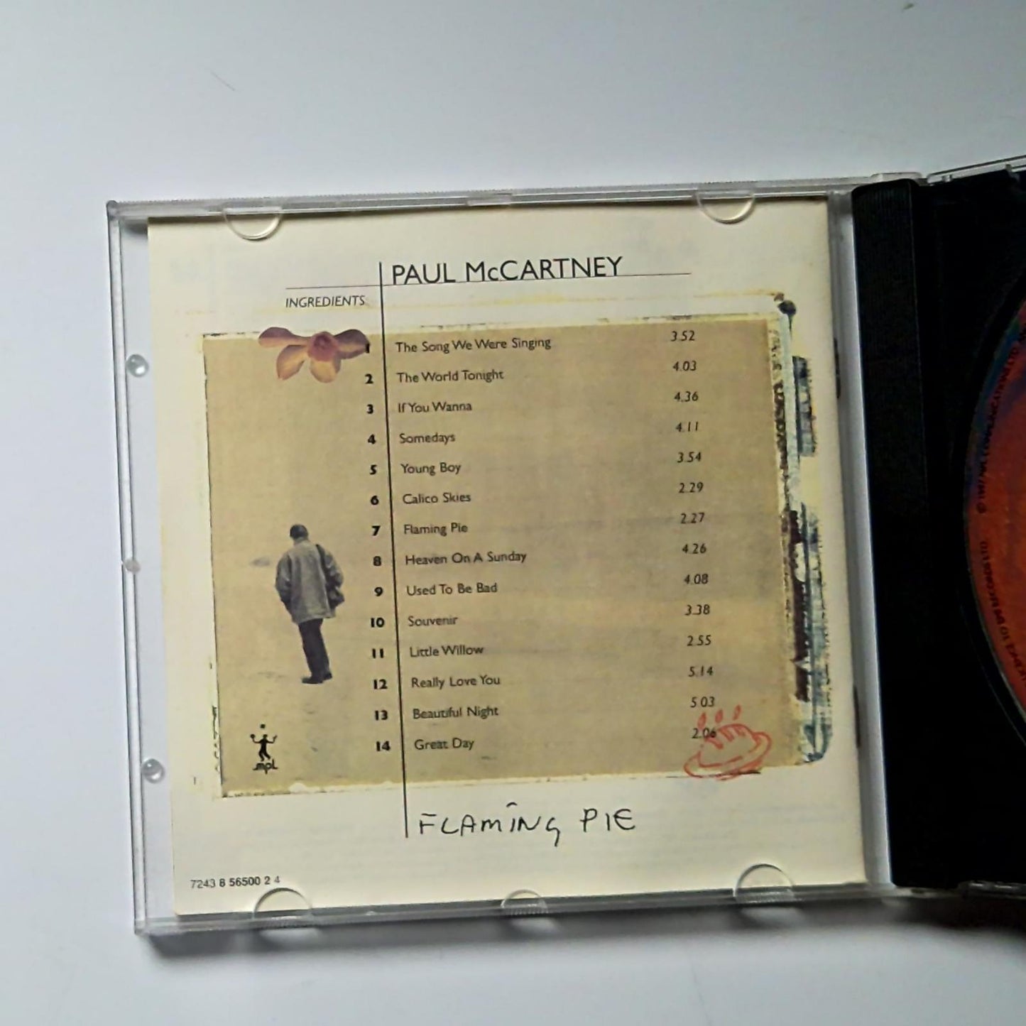 Paul McCartney – Flaming Pie (CD, 1997) US CDP 7243 8 56500 2 4