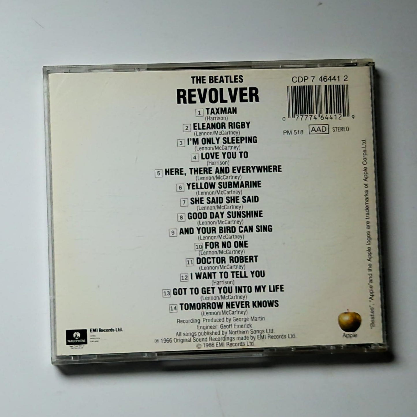 The Beatles – Revolver (CD, 1987) US CDP 7 46441 2