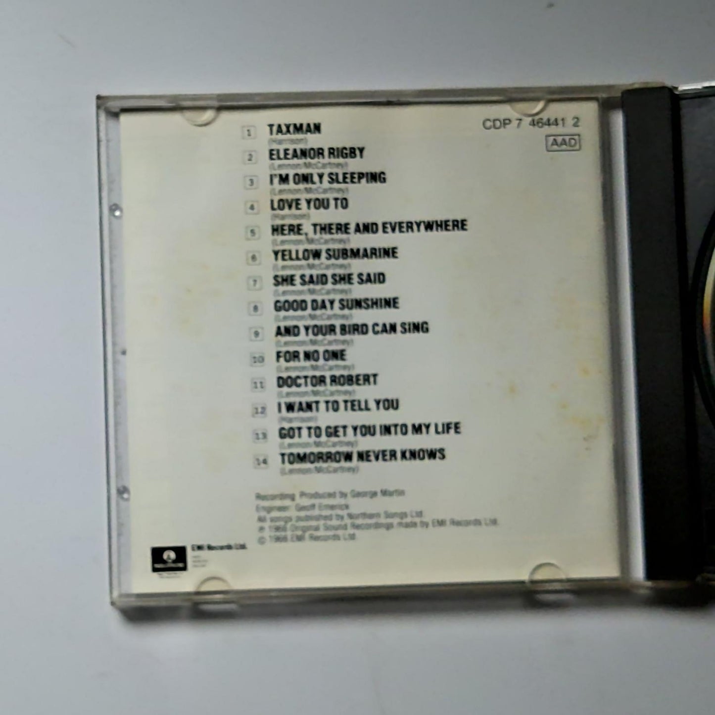 The Beatles – Revolver (CD, 1987) US CDP 7 46441 2