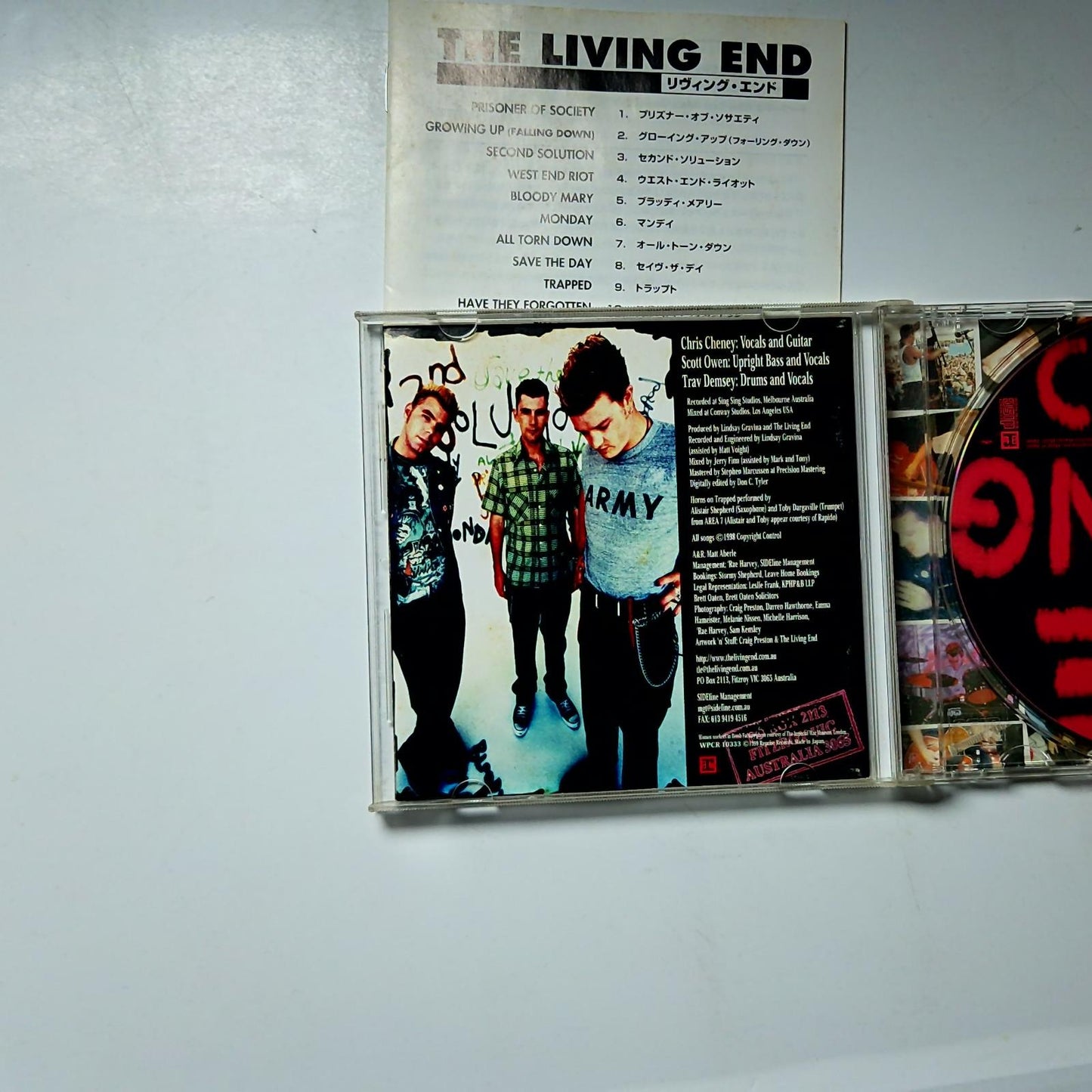 The Living End – The Living End (CD, 1999) Japan WPCR-10333