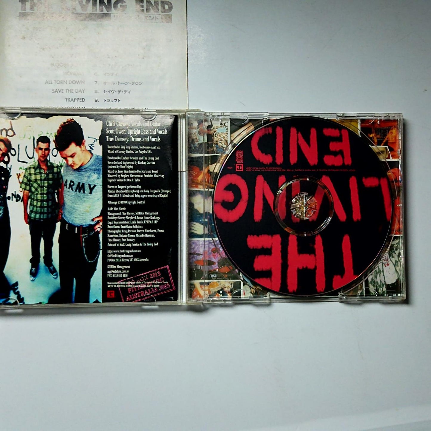 The Living End – The Living End (CD, 1999) Japan WPCR-10333