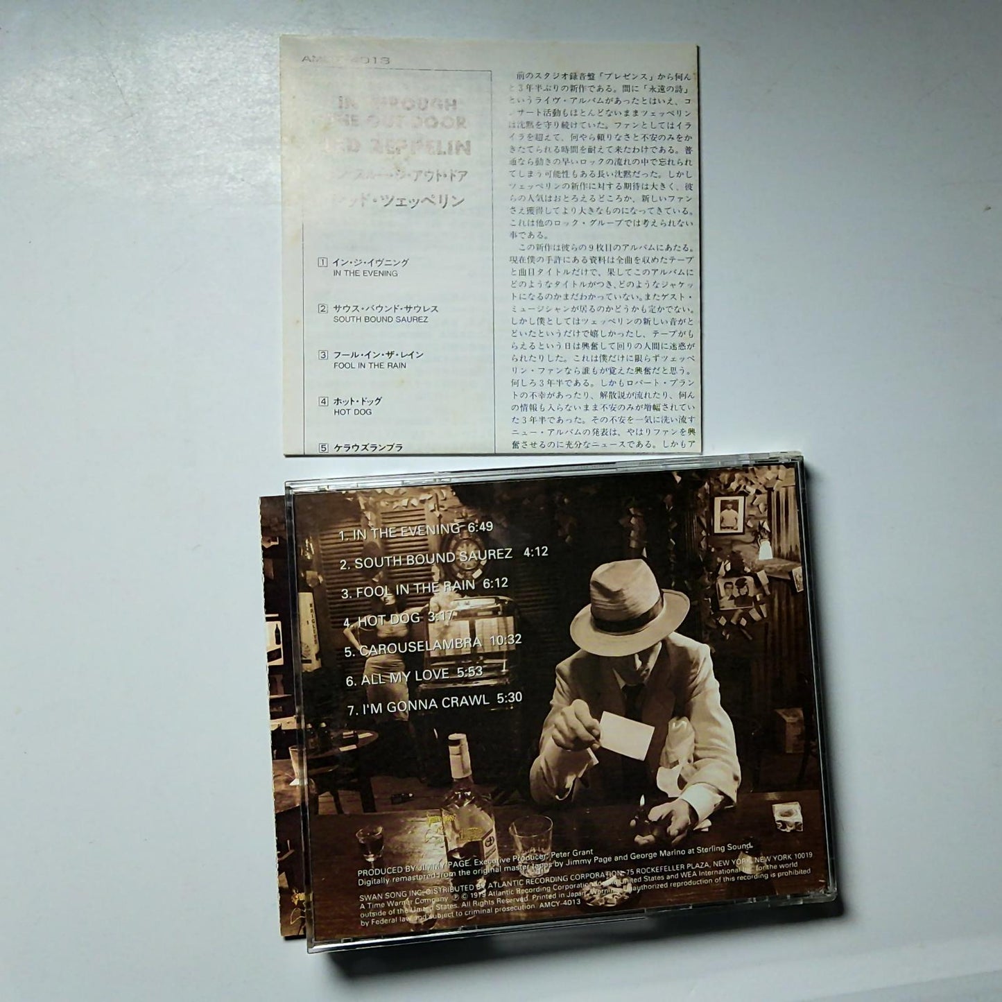 Led Zeppelin – In Through The Out Door (CD, 1995) Japan AMCY-4013