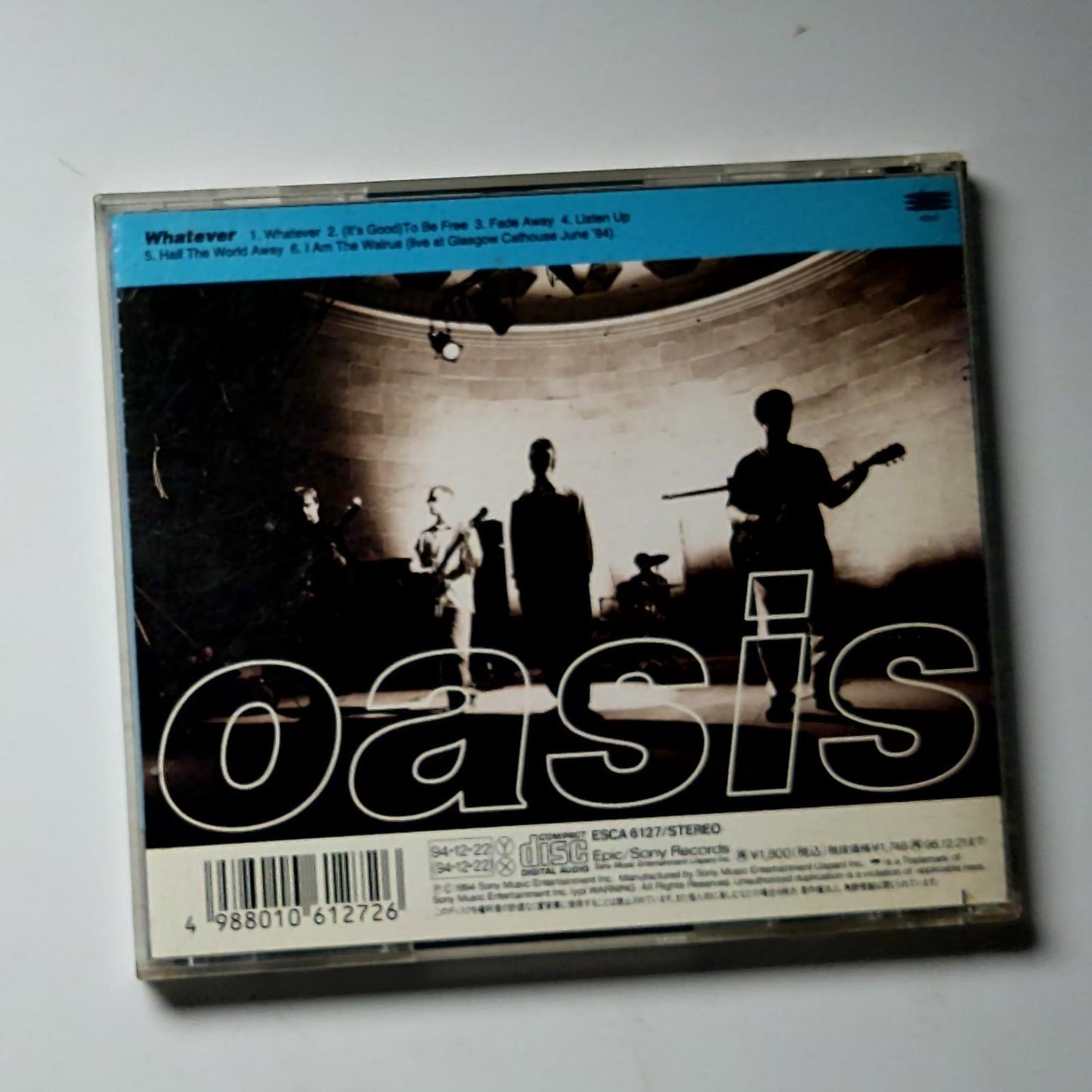 Oasis – Whatever (CD, 1994) Japan ESCA 6127