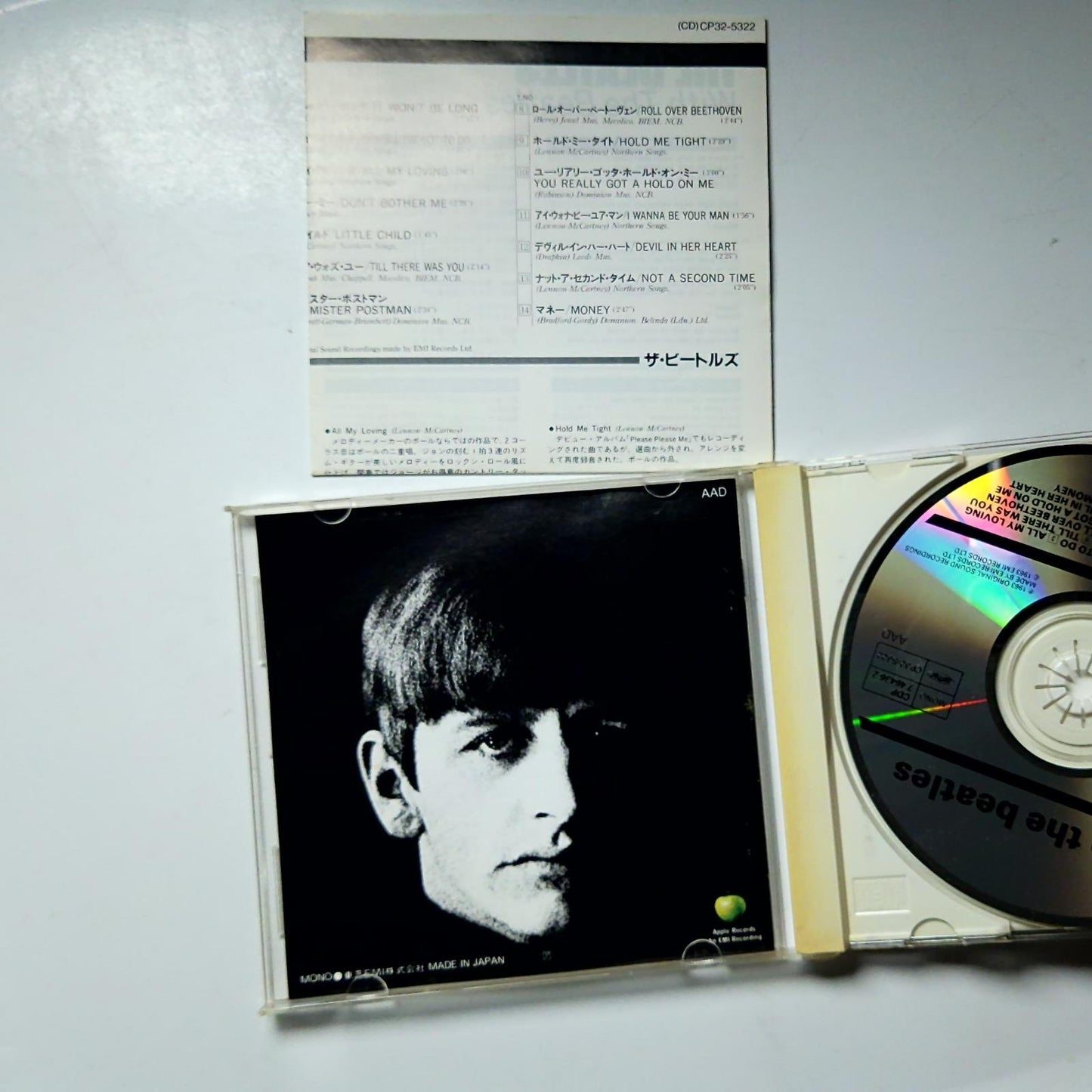 The Beatles – With The Beatles (CD, 1989) Japan CP32-5322